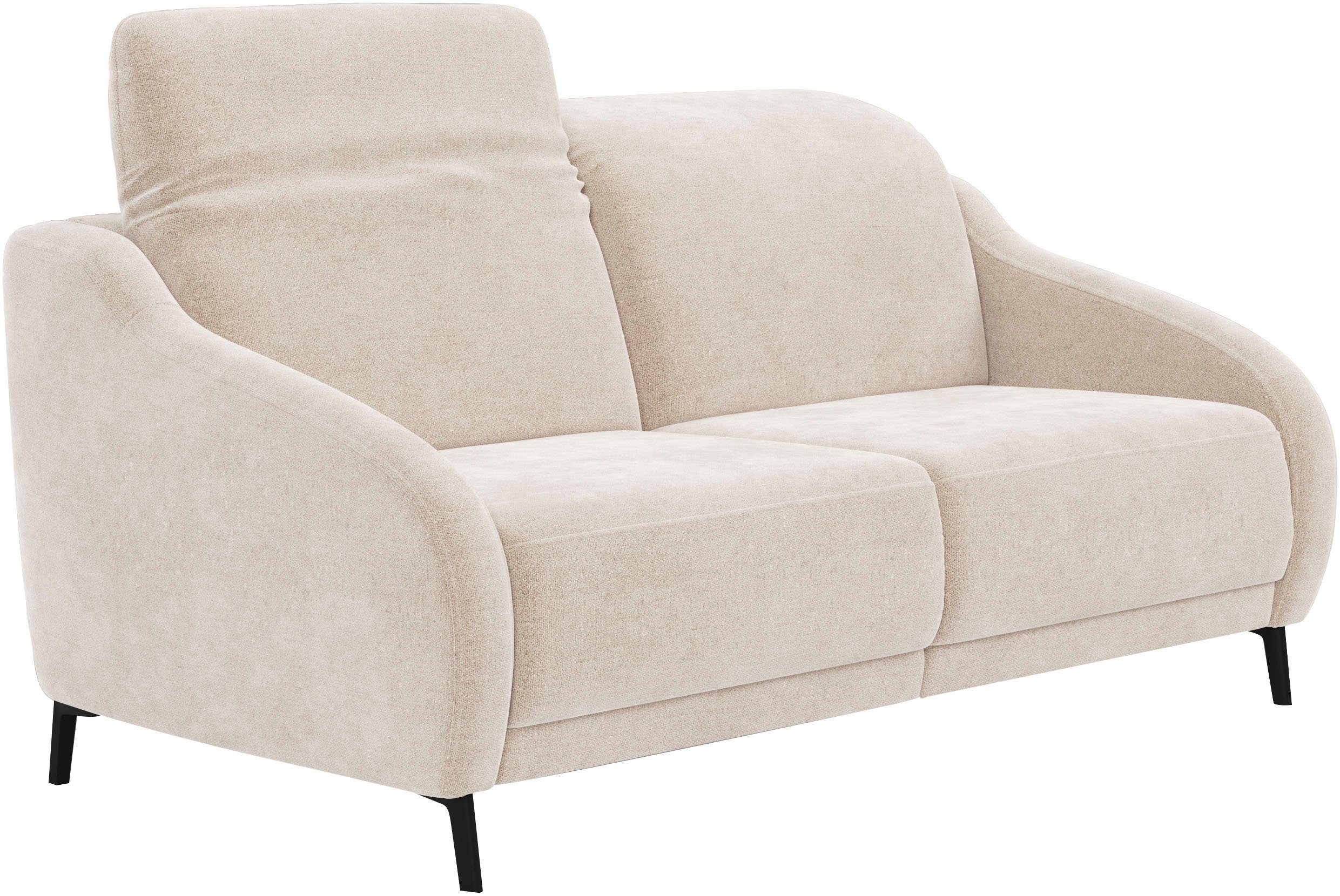 sit&more 3-zitsbank Blues naar keuze met klaptafel en usb