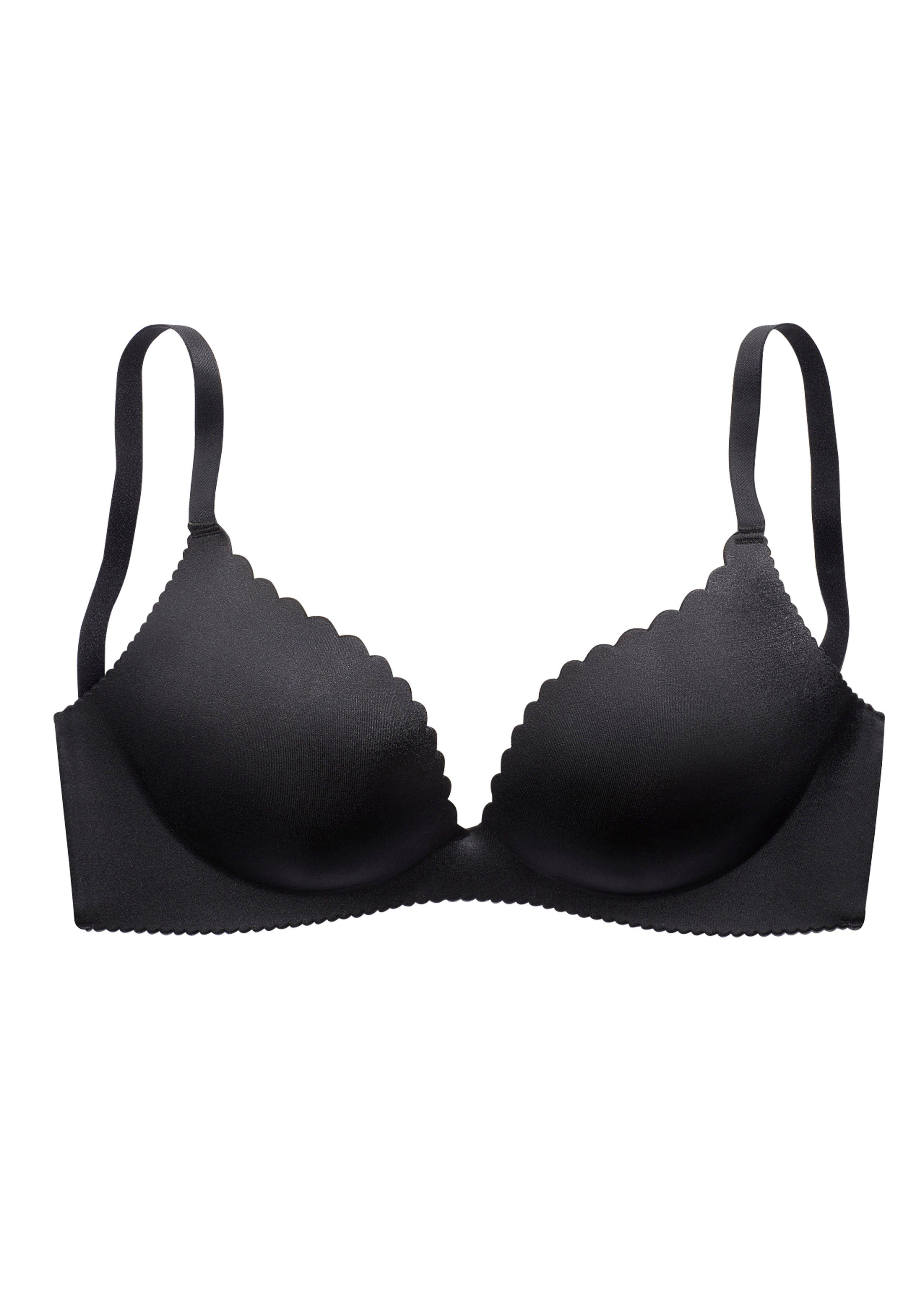 Lascana Push-up-bh zonder beugels met extra platte randen