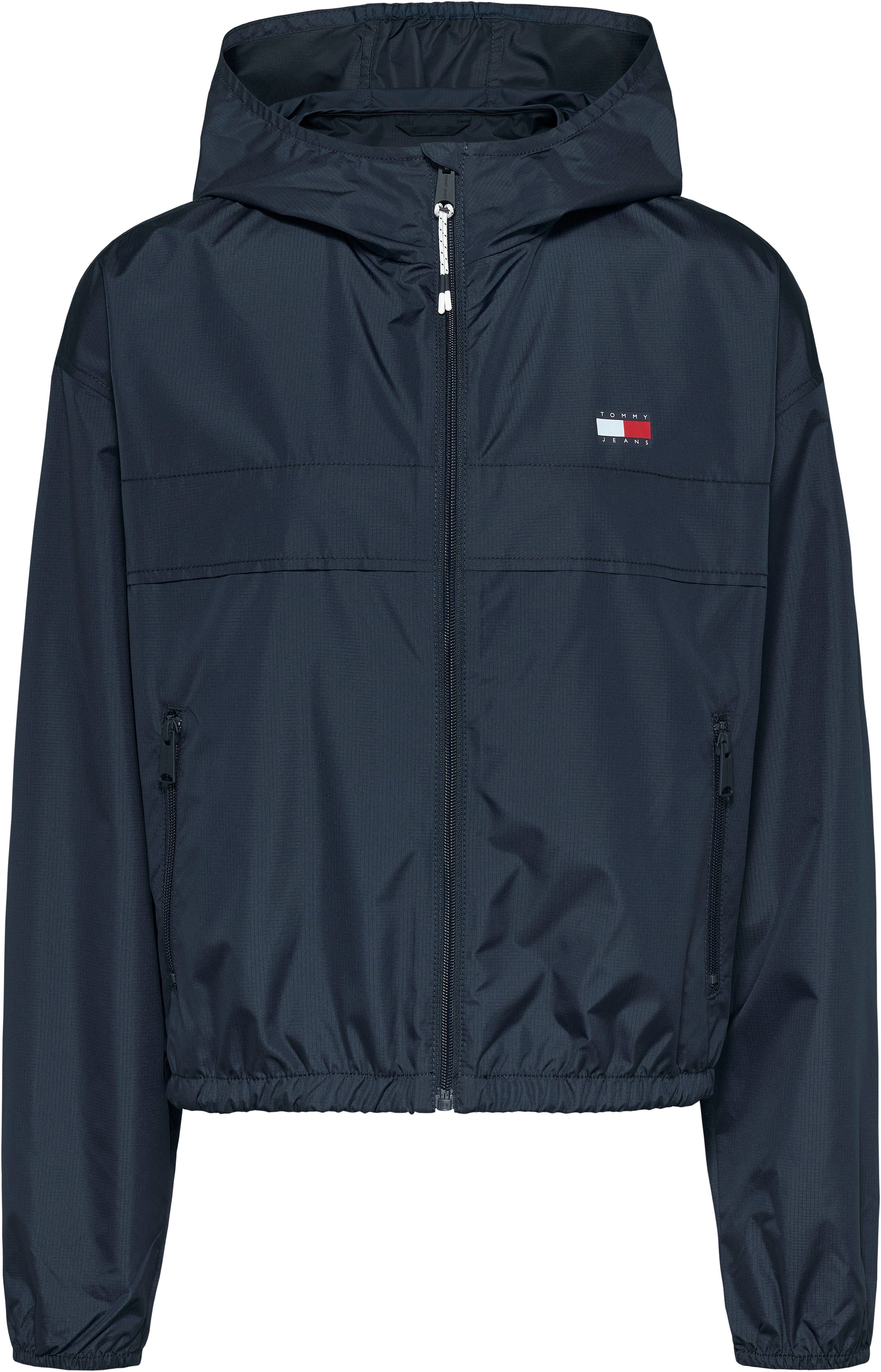 TOMMY JEANS Windbreaker TJW CRP LT CHICAGO in modieuze cropped vorm