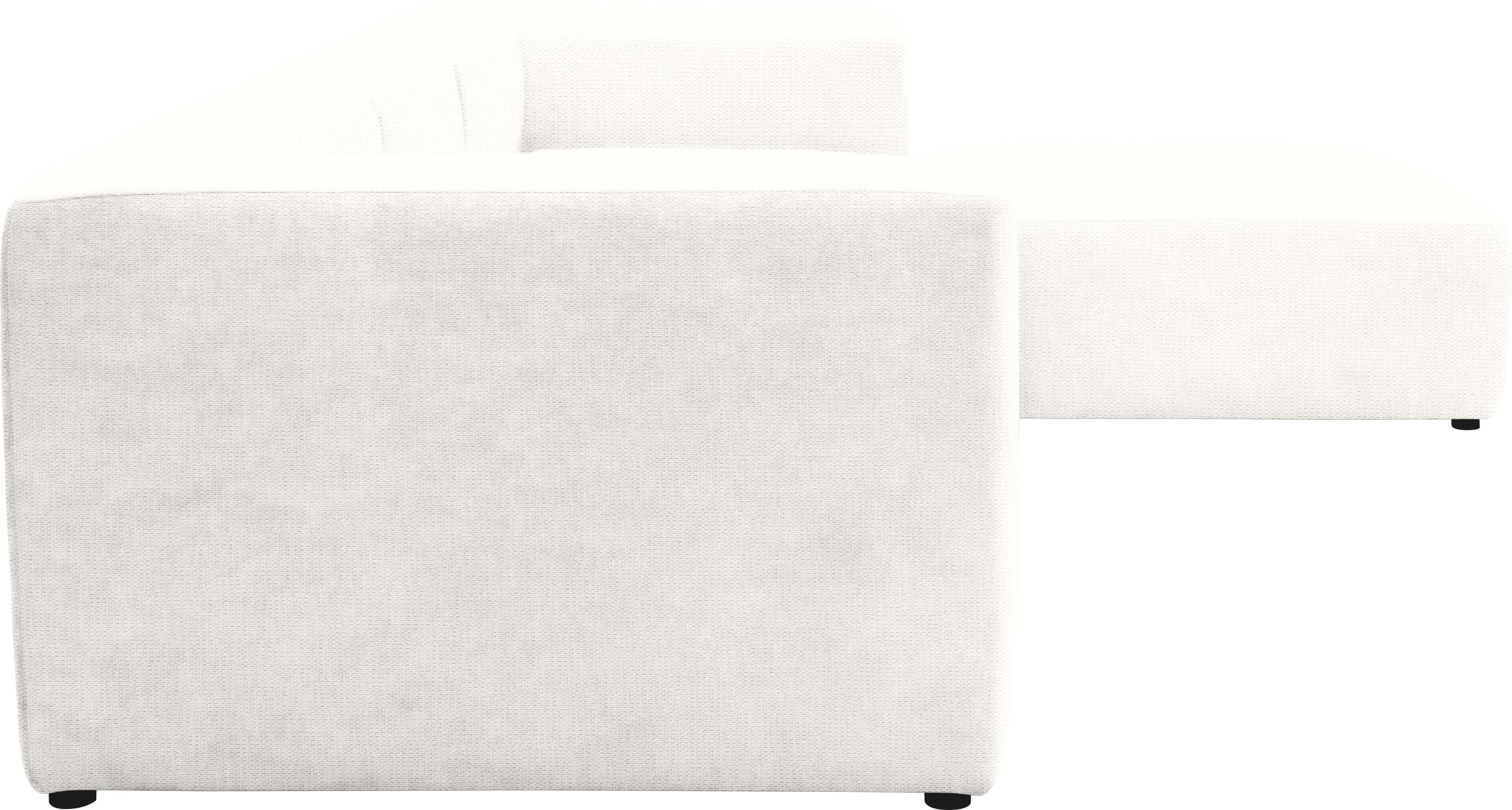 andas 3-zitsbank Utvik kan individueel worden samengesteld Modulsofa, bestaande uit 2 hoekelementen, 1 middenstuk en 1 poef