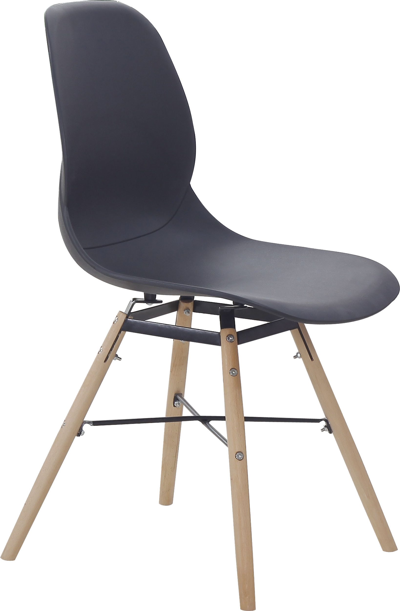 Kayoom Stoel met 4 poten Stoel Amy 110 2-delige set, praktisch set, comfortabele kunststofstoel (set, 2 stuks)
