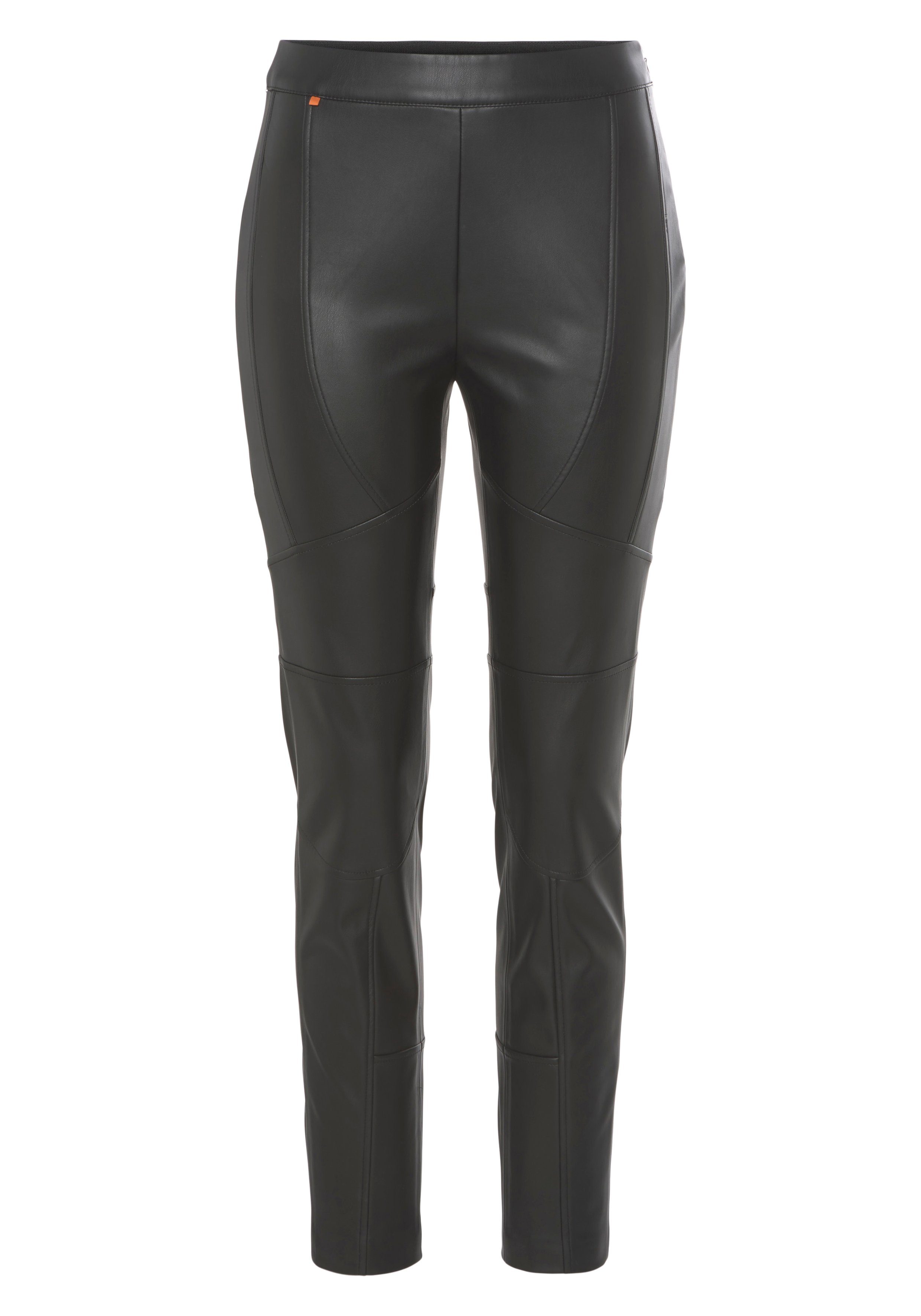 Boss Orange Geweven broek C_Tacka met merklabel