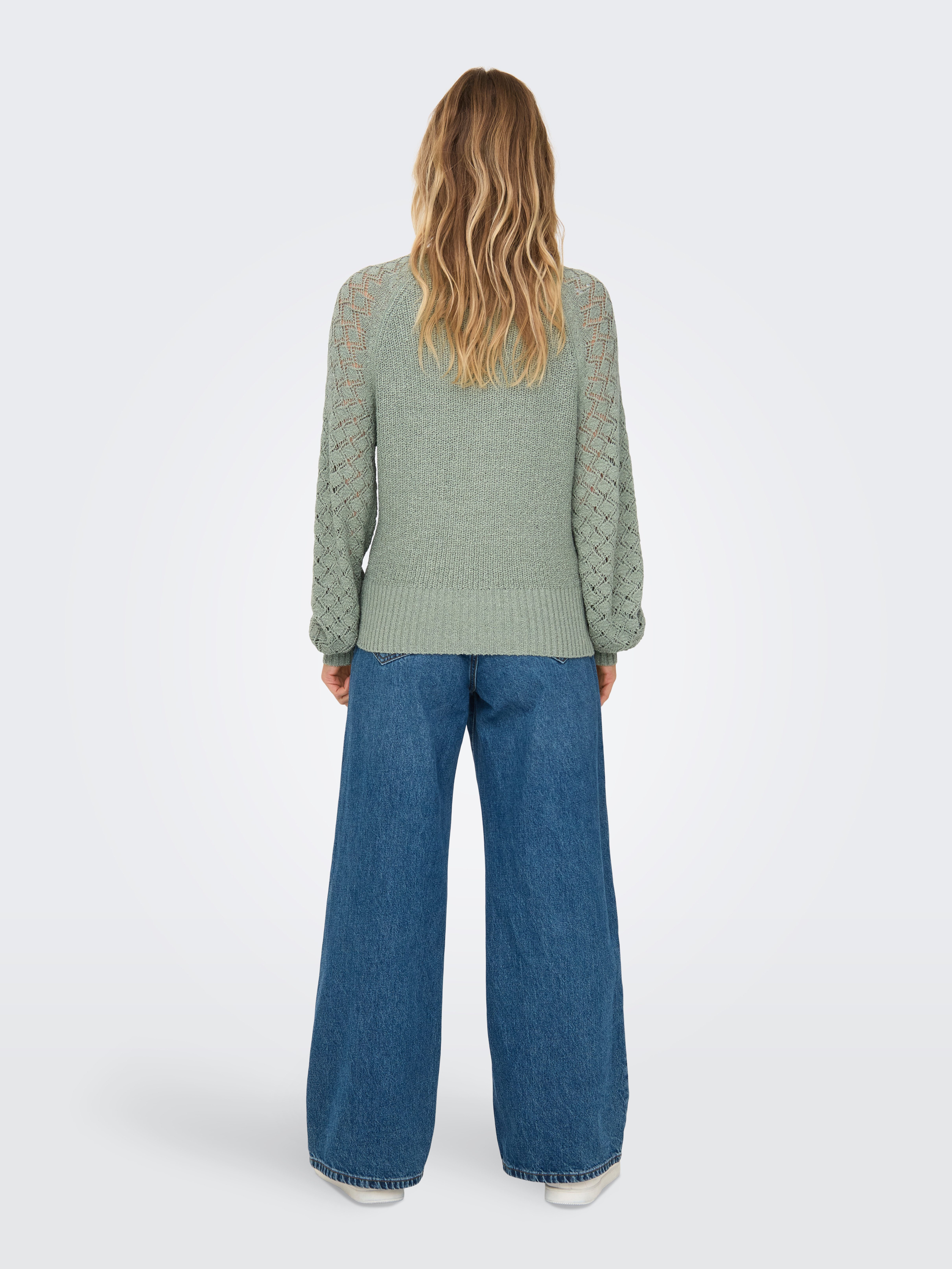 Only Gebreide trui ONLMIAMI LS O-NECK CC KNT
