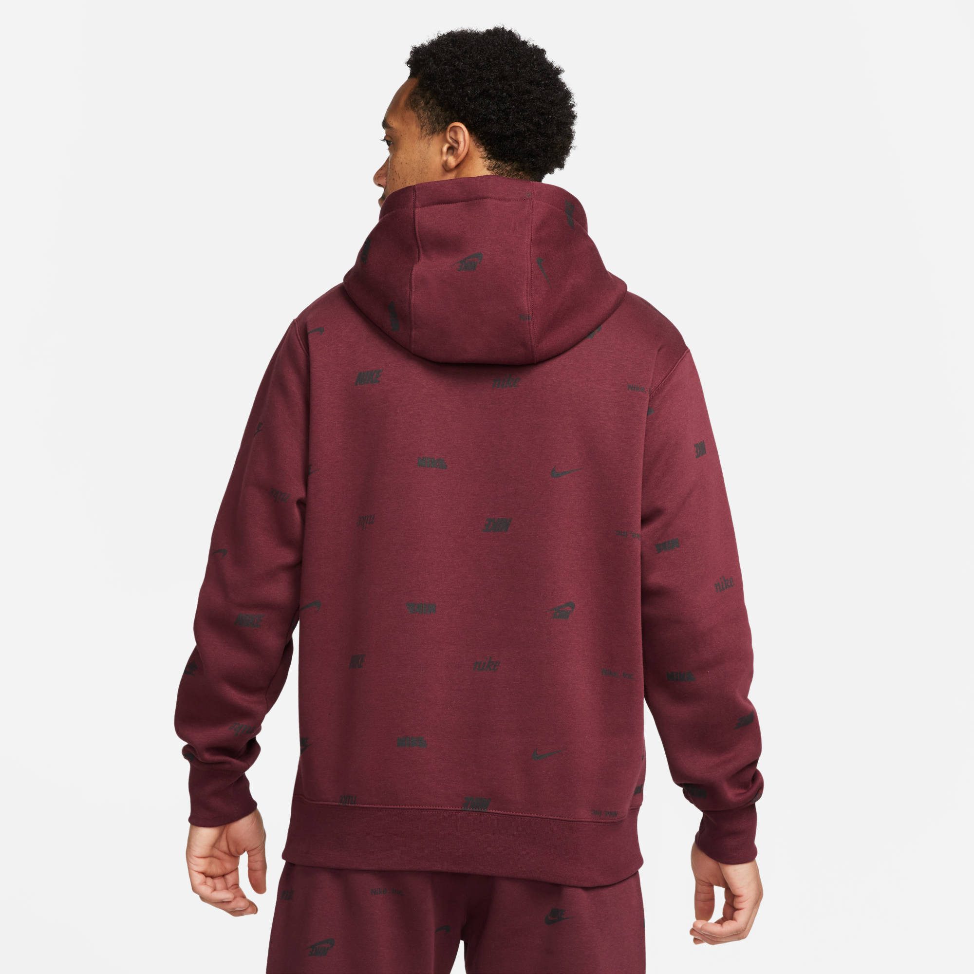 Nike Sportswear Hoodie CLUB FLEECE+ MEN'S ALLOVER PRINT PULLOVER HOODIE