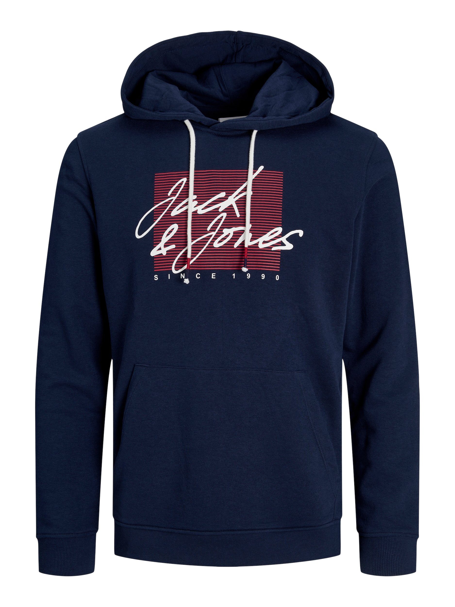 Jack & Jones Hoodie JJZURI SWEAT HOOD LN