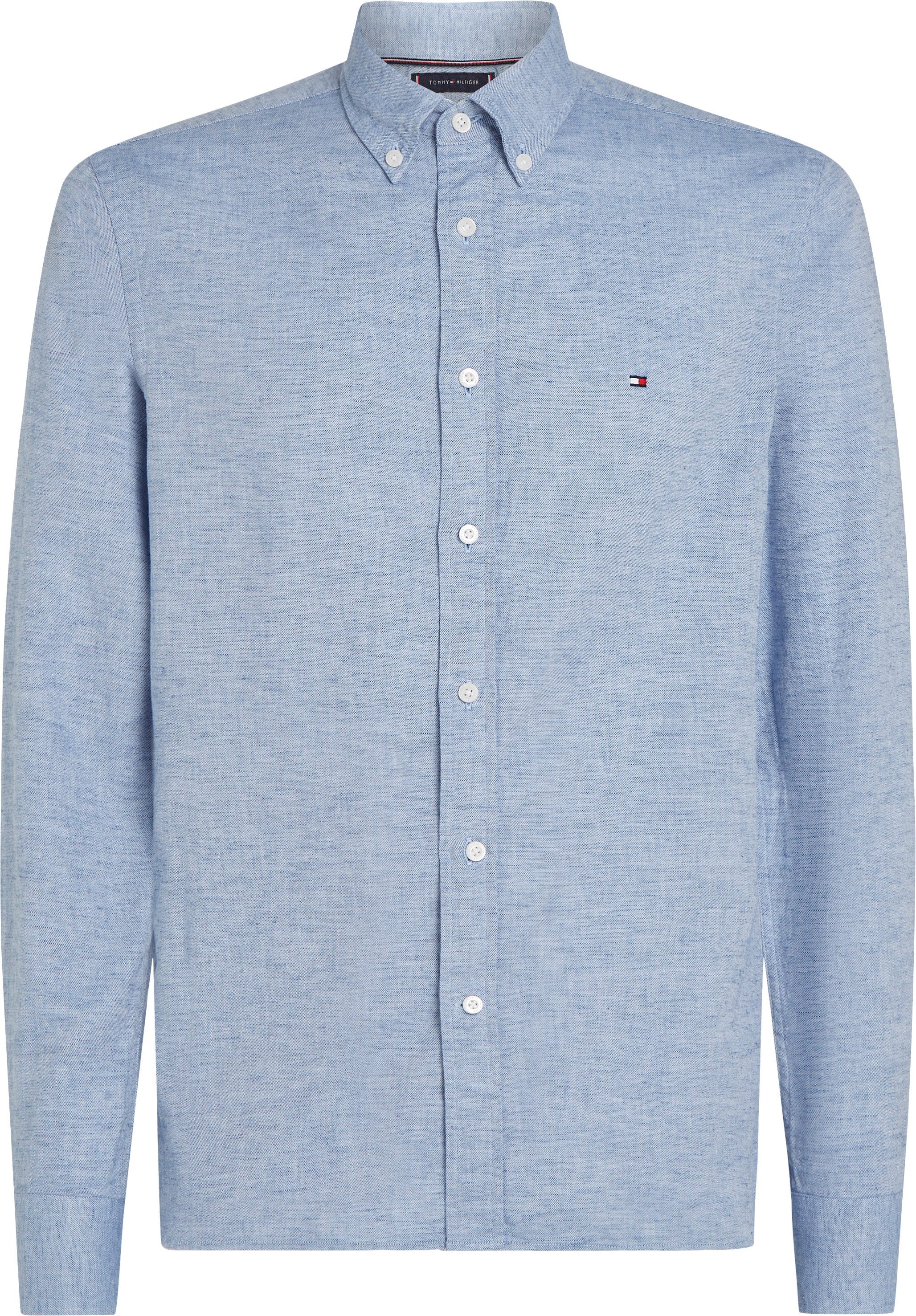 Tommy Hilfiger Overhemd met lange mouwen BRUSHED LINEN SOLID SF SHIRT