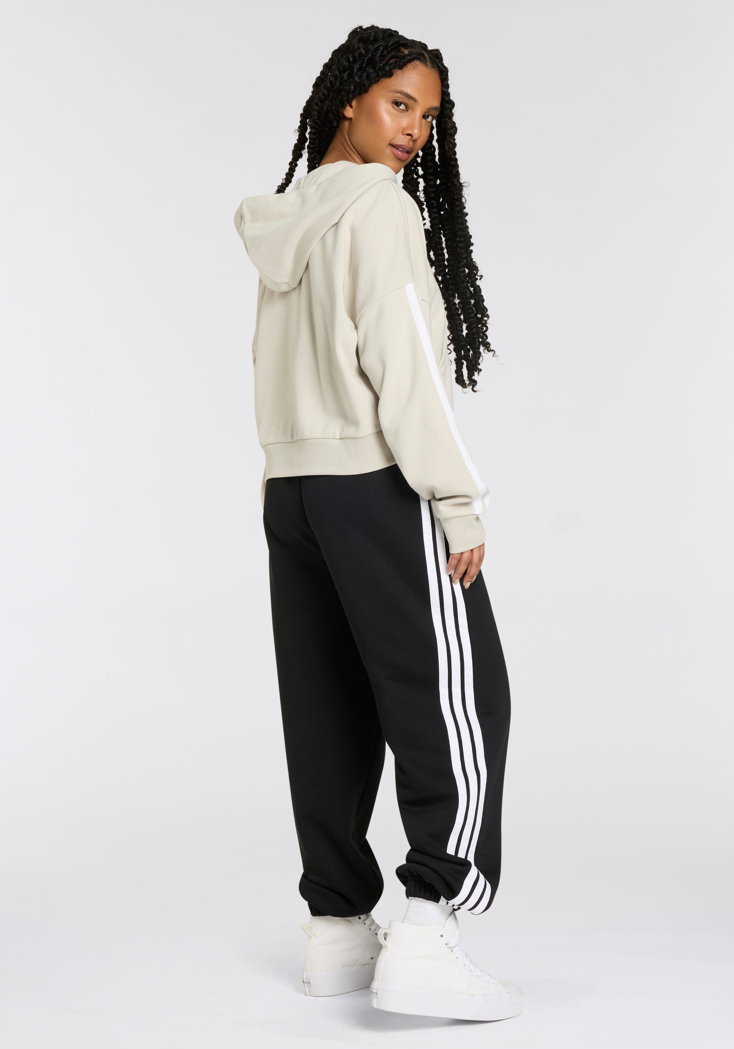adidas Sportswear Hoodie W 3S FT QZ HD