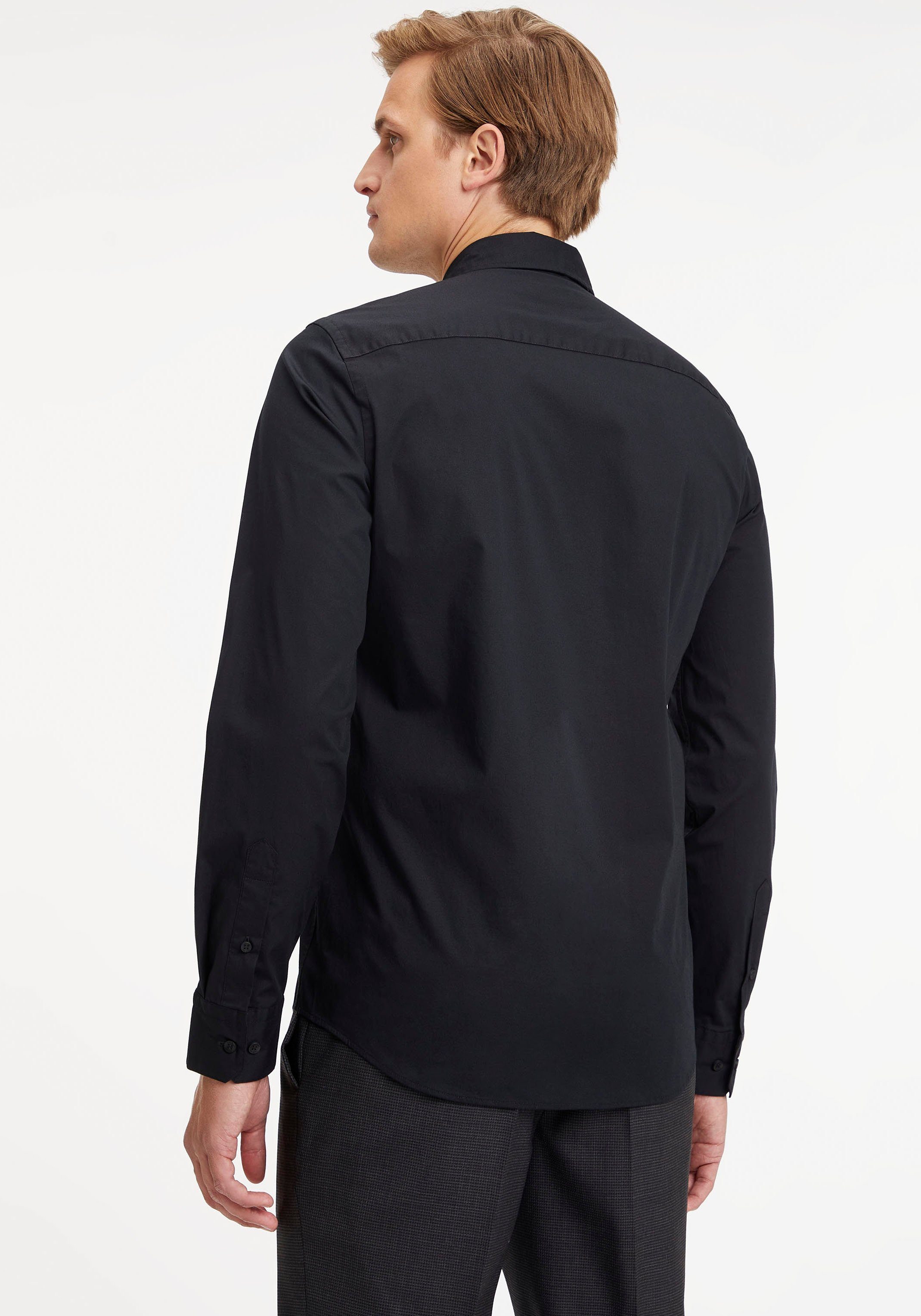 Calvin Klein Overhemd met lange mouwen SLIM FIT STRETCH POPLIN