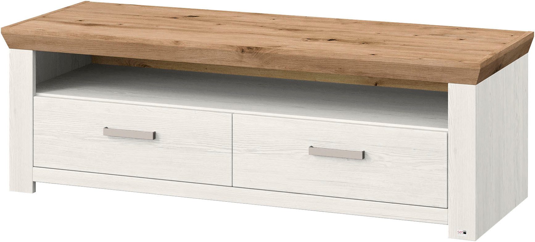 set one by Musterring Tv-meubel York Type 31, met 2 laden, verlichting optioneel, breedte 140 cm
