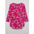 eterna blouse met korte mouwen modern classic driekwartmouwen roze