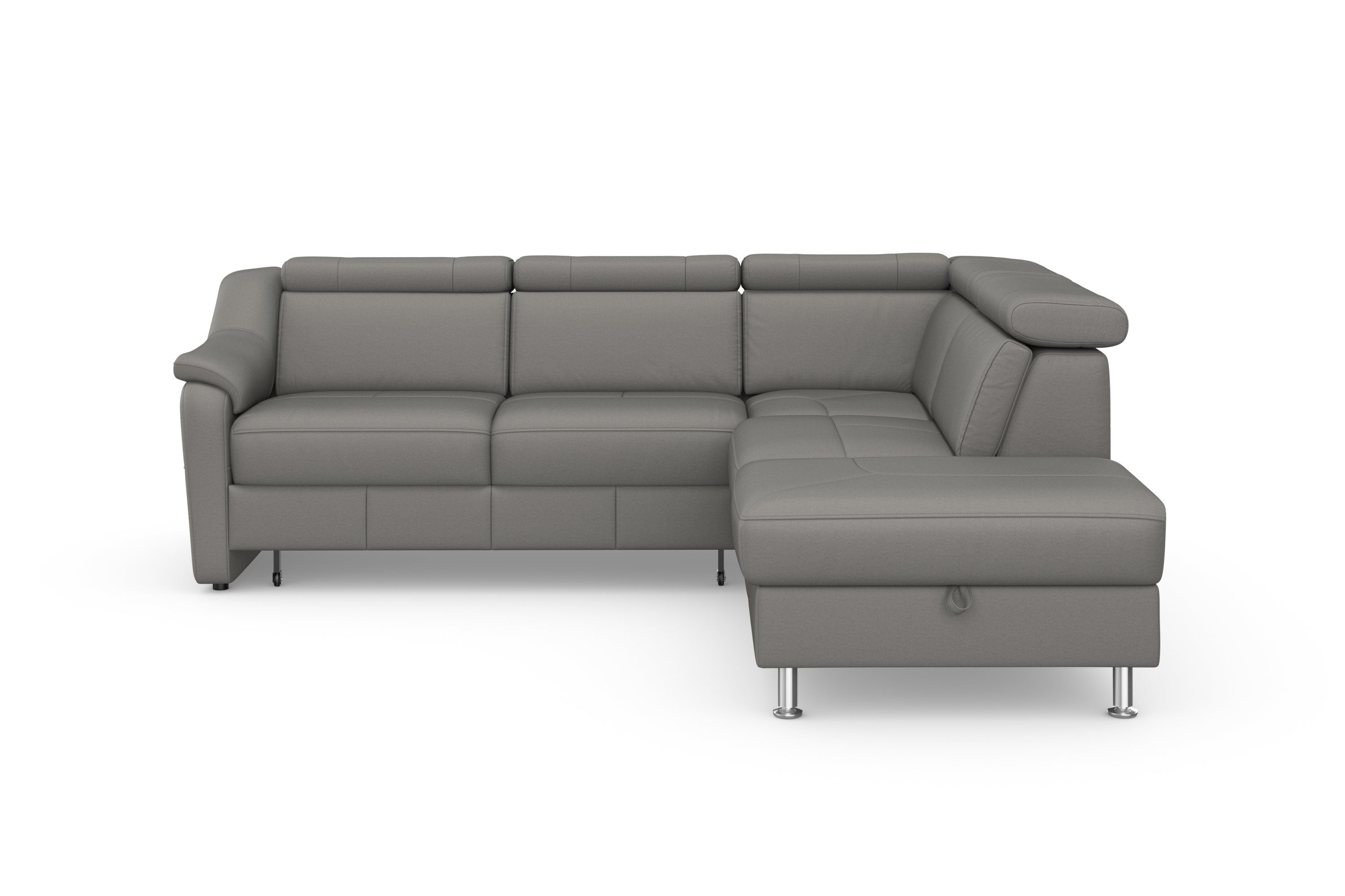 sit&more Hoekbank Freetown L-vorm met verstelbare hoofdsteun en comfortabele binnenvering