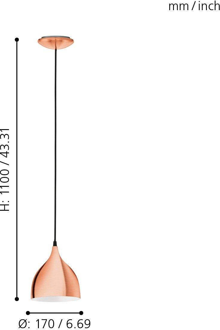 EGLO Hanglamp CORETTO Hanglicht, hanglamp