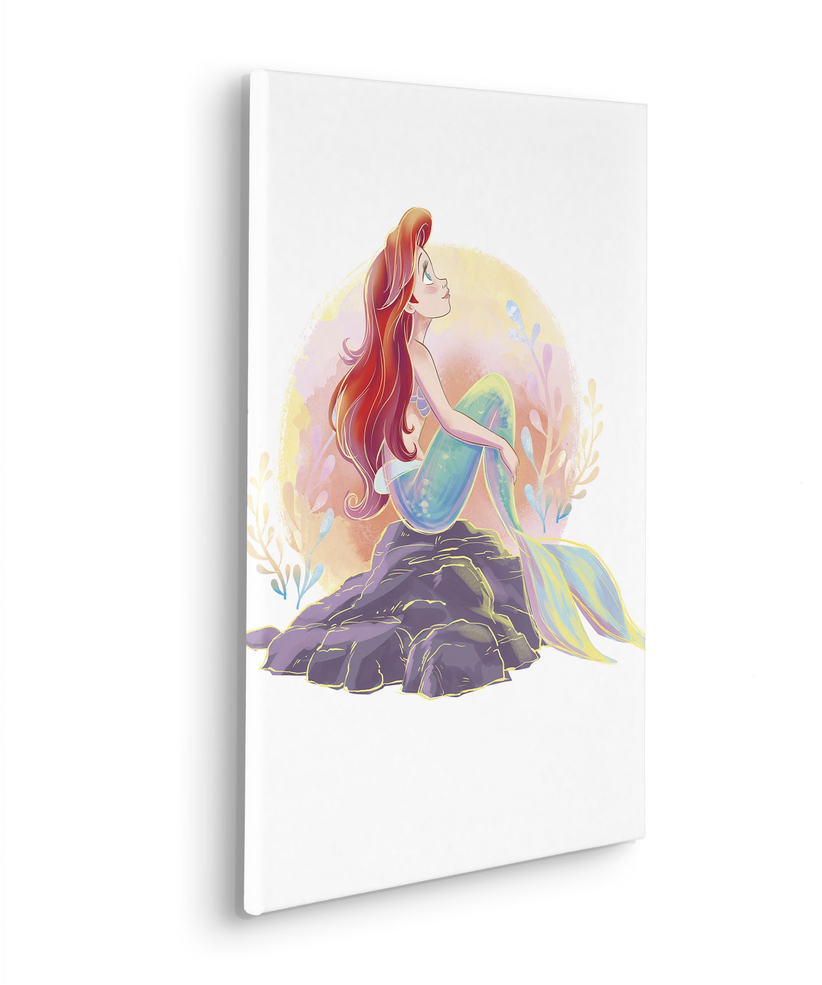 Komar Artprint op linnen Disney Ariel Sunrise 400 x 260 cm (breedte x hoogte) - behang, vlies, woonkamer, slaapkamer (1 stuk)