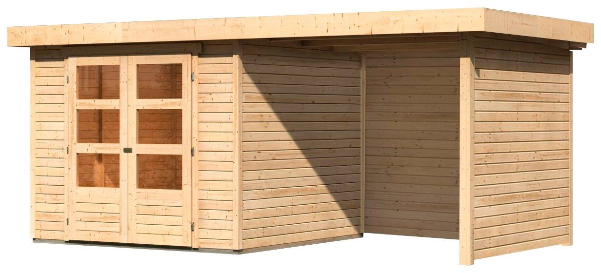 Karibu Tuinhuisje Askola 3,5 met afdak, zij- en achterwand