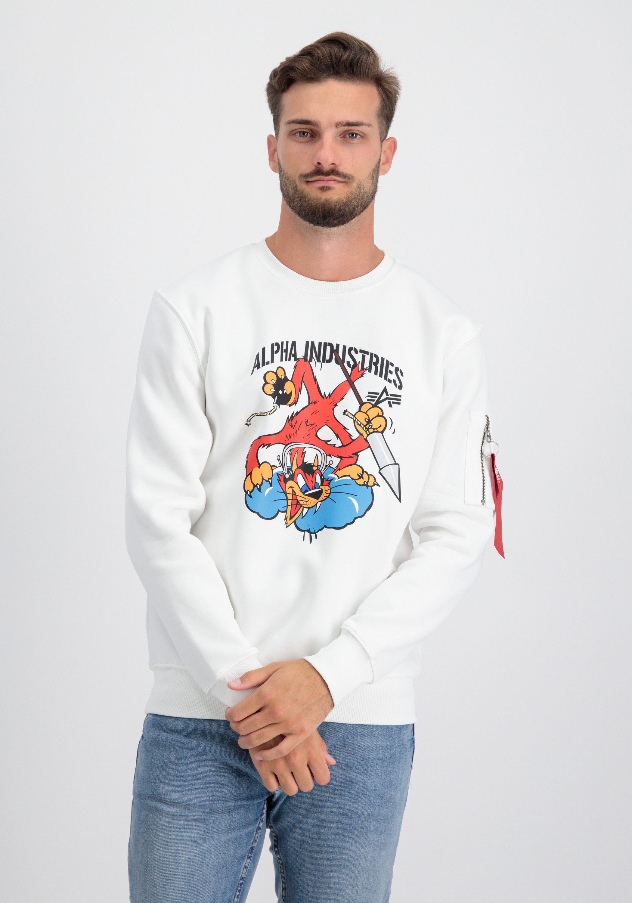 Alpha Industries Sweater  Men - Sweatshirts Fighter Squadron Sweater