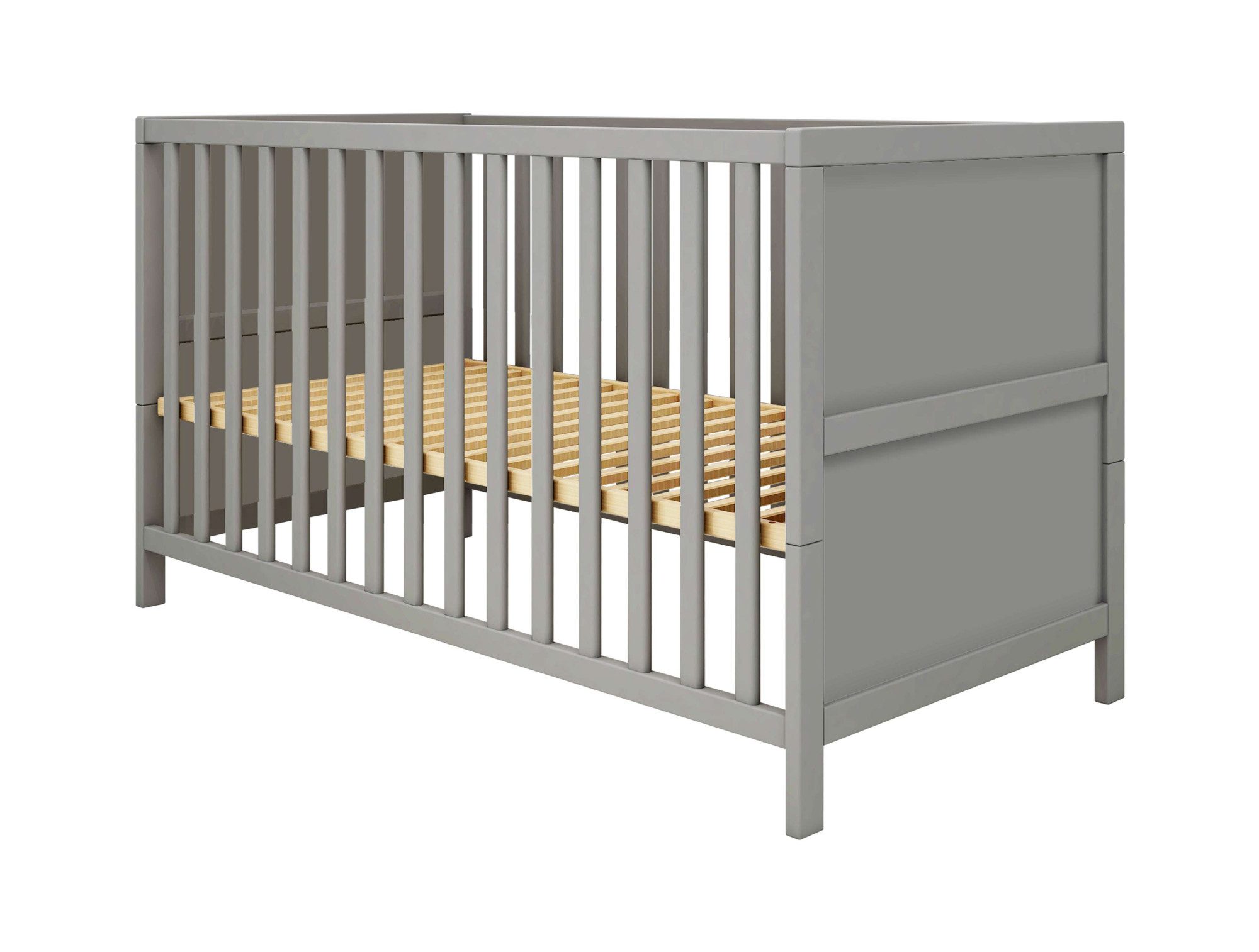 Thuka Ledikantje Luna ledikant, kinderbed, hoogteverstelling Met gladde eindplaten, om te bouwen tot juniorbed, 70x140 cm