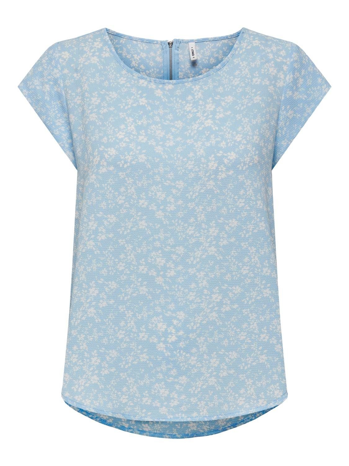 Only Shirtblouse ONLVIC S/S AOP TOP NOOS PTM