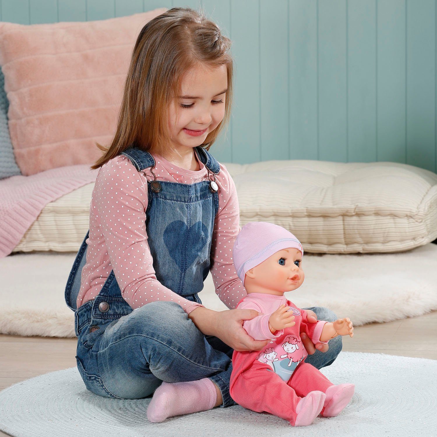Baby Annabell Babypop Emily loop met mij, 43 cm
