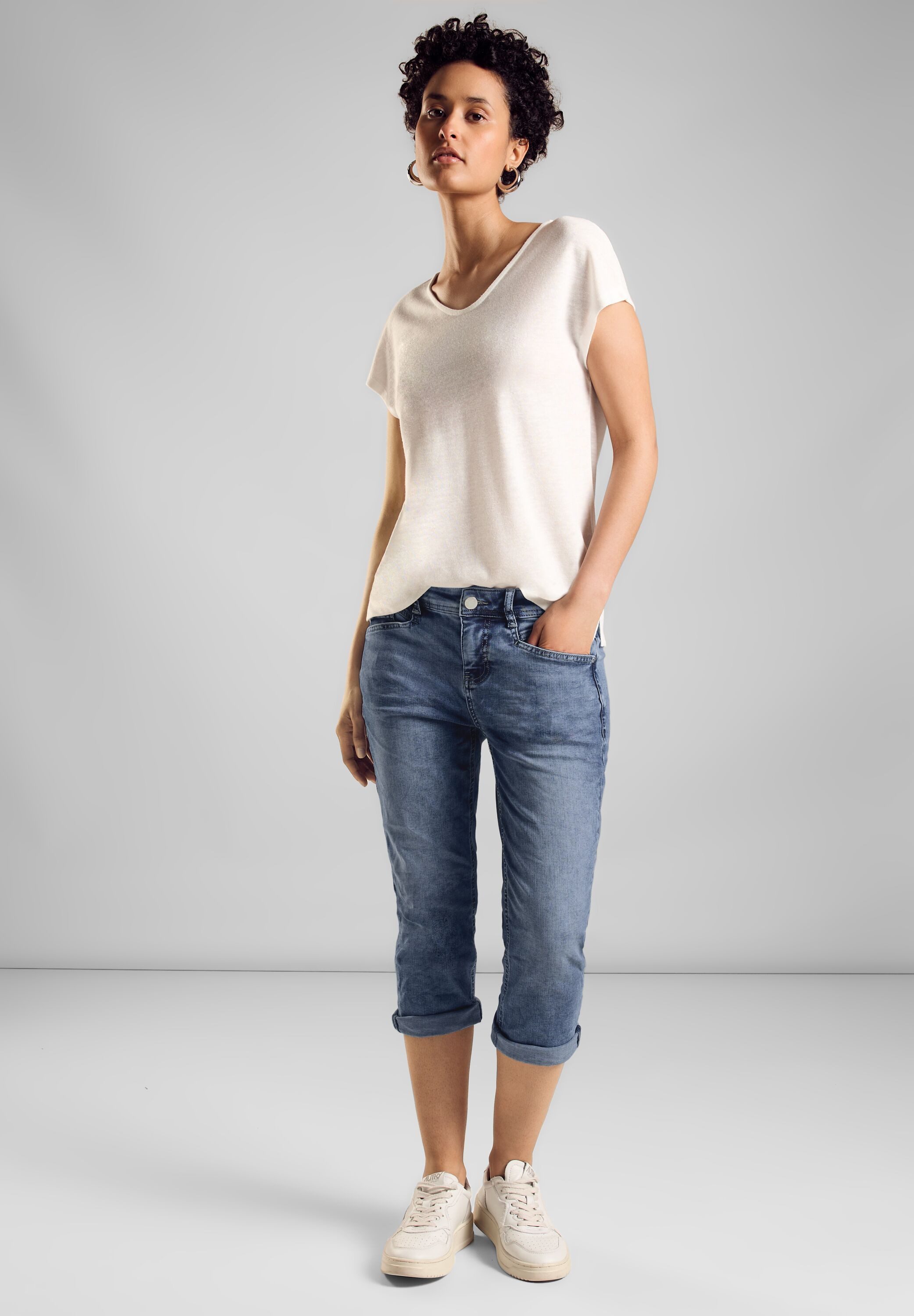 STREET ONE 3/4 jeans Style Jane met stretchaandeel