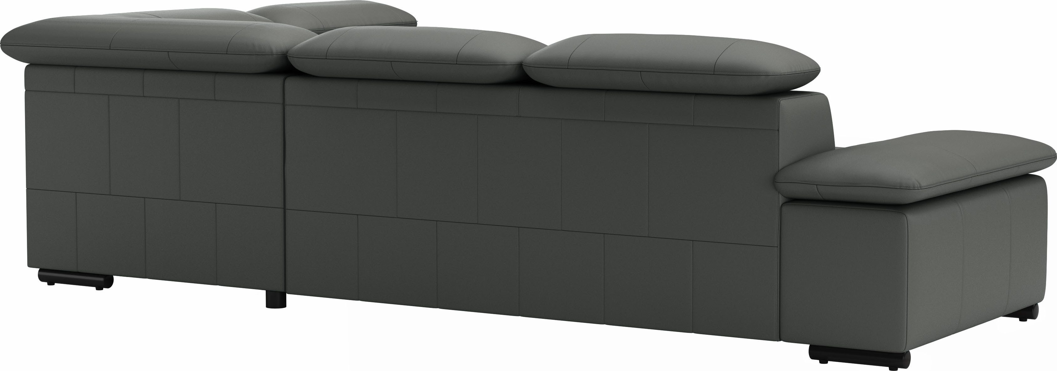 sit&more Hoekbank Alcudia L-vorm met armverstelling, optionele hoofdeindverstelling en bedfunctie