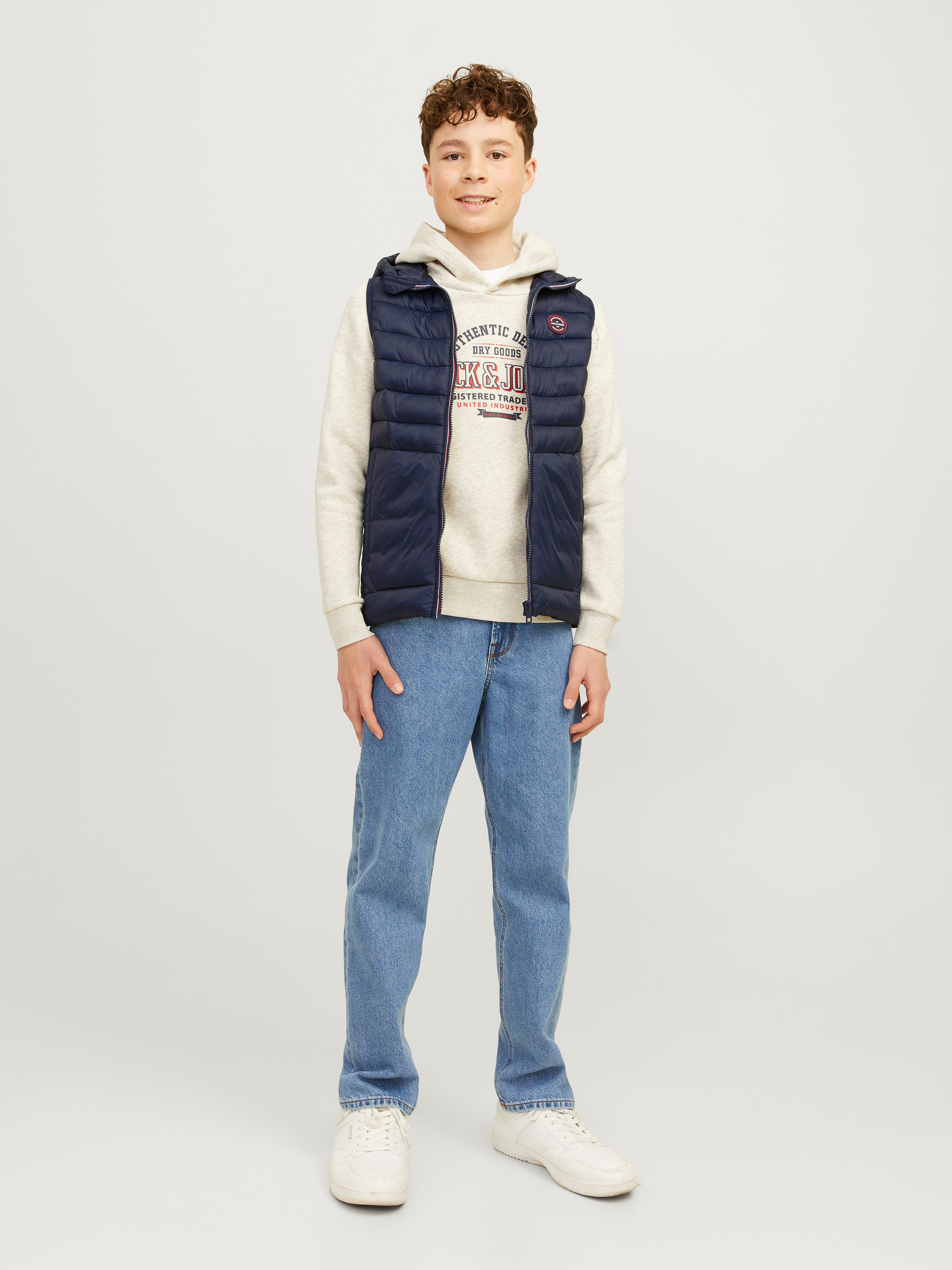 Jack & Jones Junior Bodywarmer JJESPRINT PUFFER BW HOOD NOOS JNR