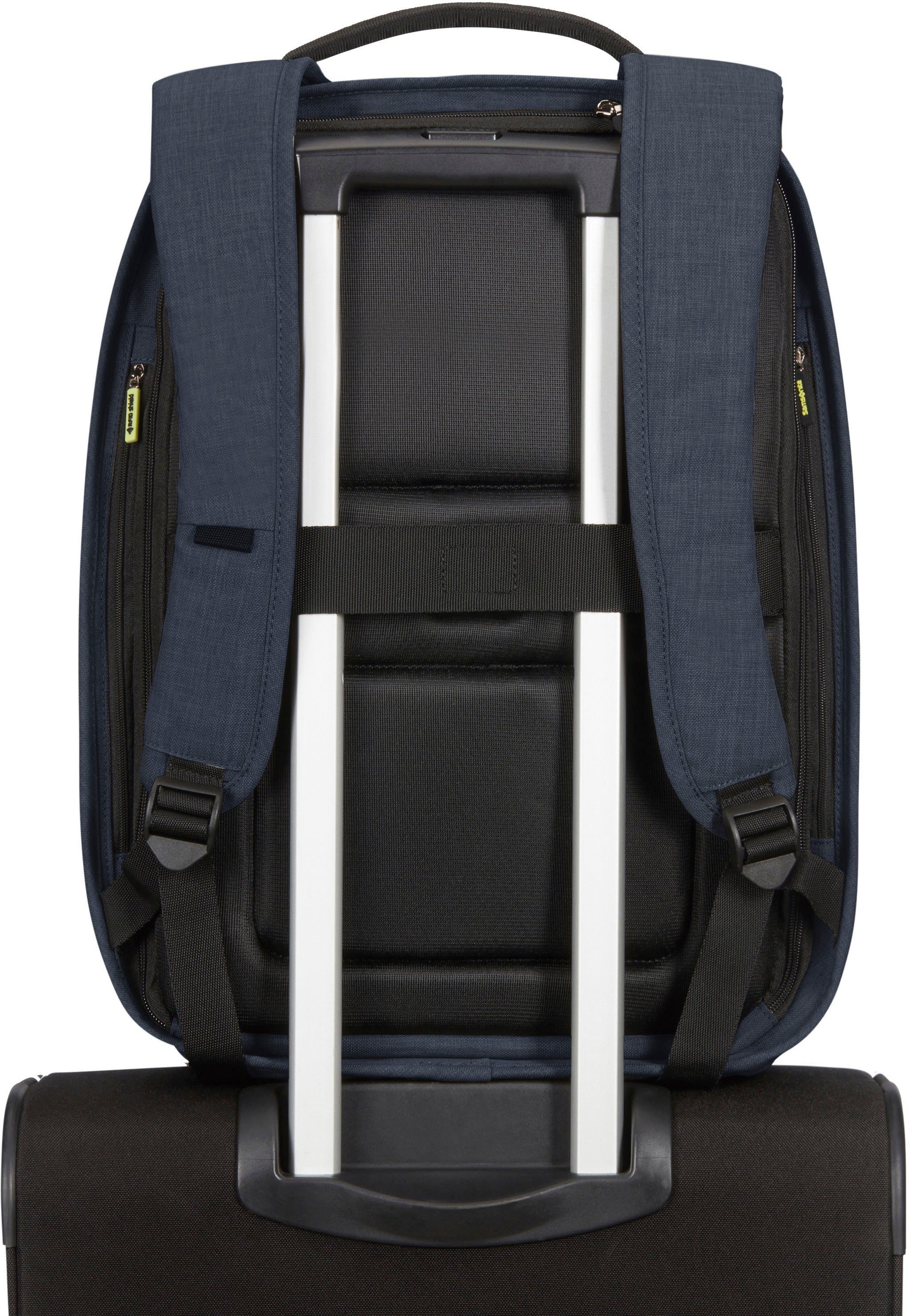 Samsonite Laptoprugzak Securipak Vrijetijds rugzak schoolrugzak USB-poort 15 6-inch laptopvak