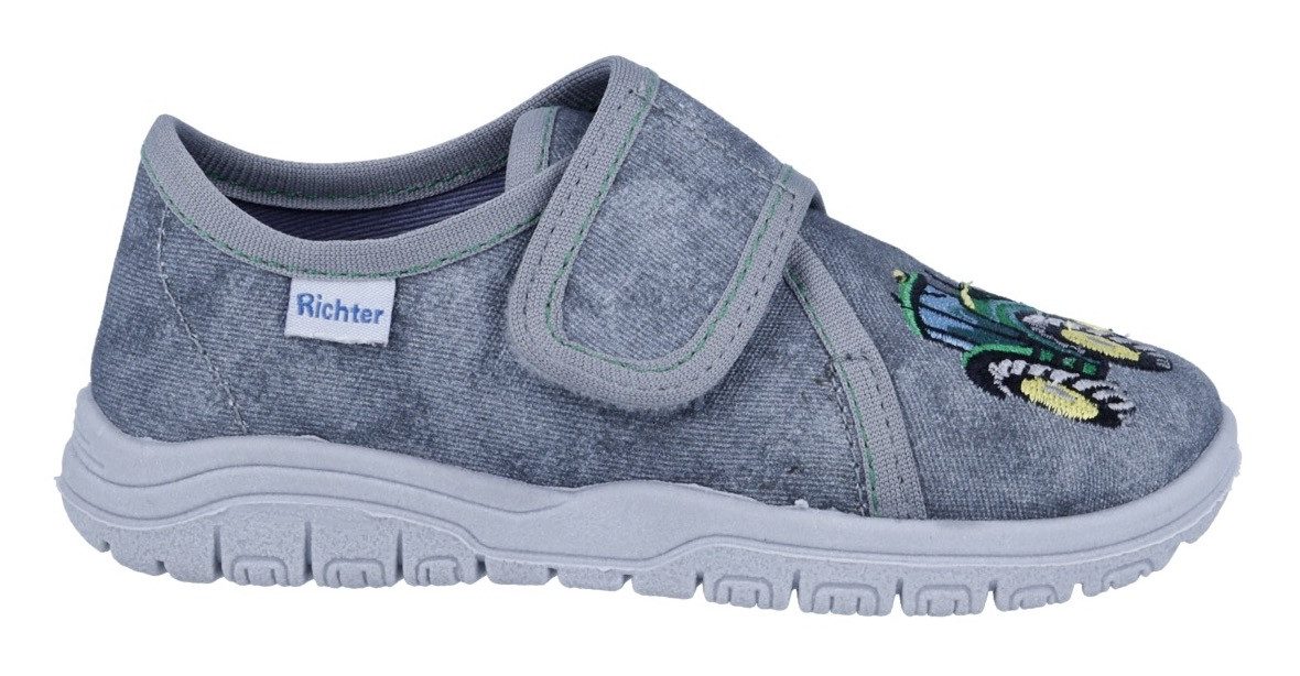 Richter Pantoffels Mailo WMS: Medium Kinderschoen met klittenbandsluiting, maat sjabloon om te downloaden