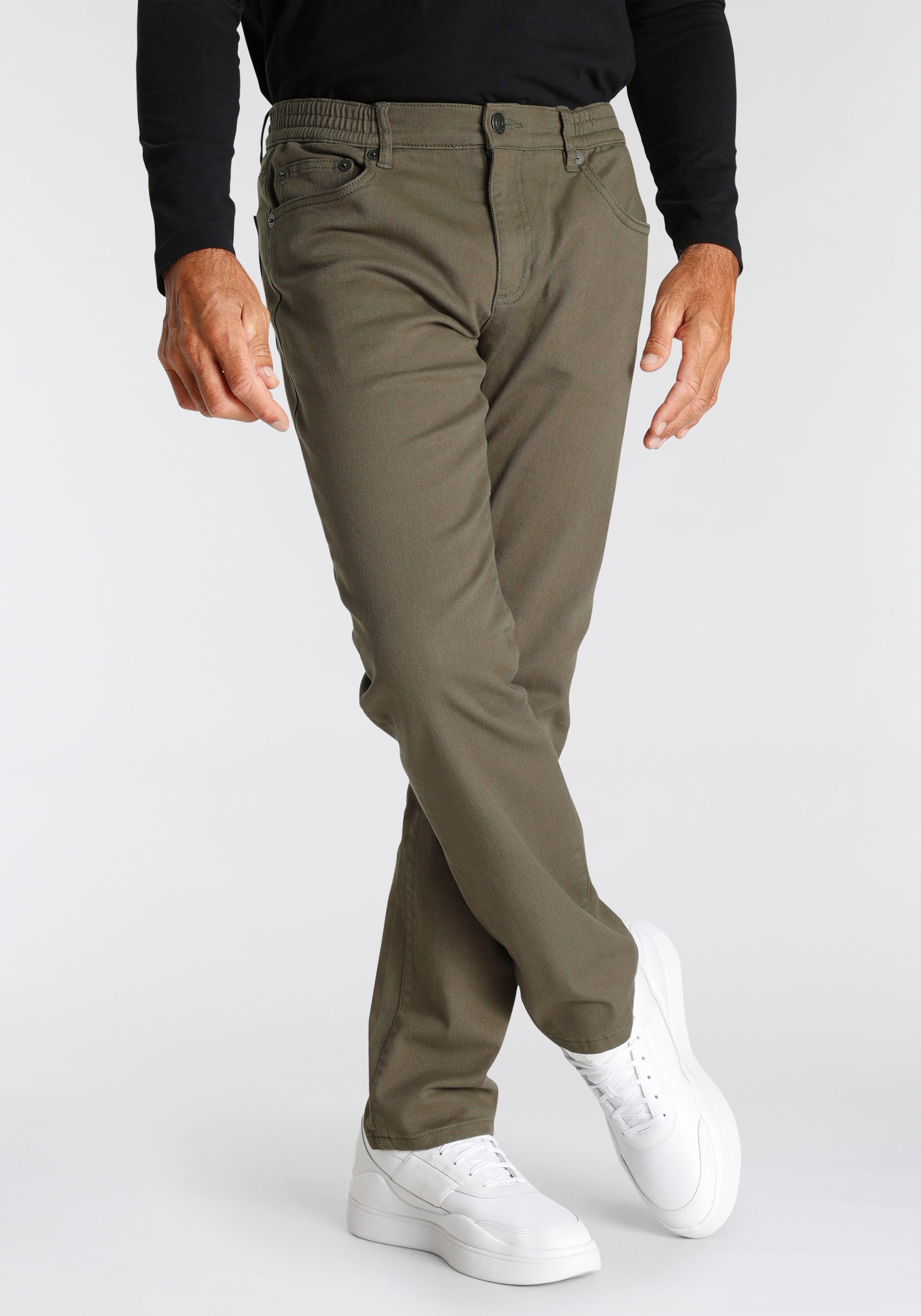 Man's World Broek met elastische band Stretch - comfortabel met elastiek opzij