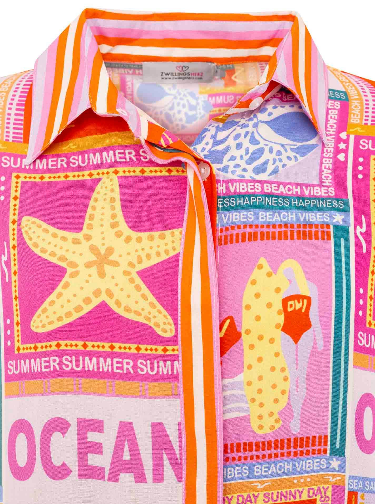 Zwillingsherz Shirtblouse Beach Vibes