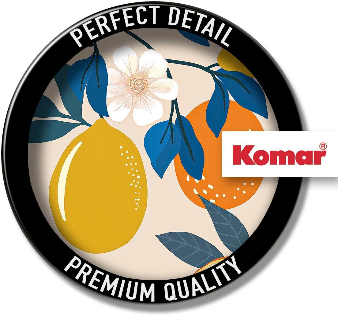 Komar Wanddecoratie Illustration Finest Fruits Wanddecoratie - zonder lijst (1 stuk)