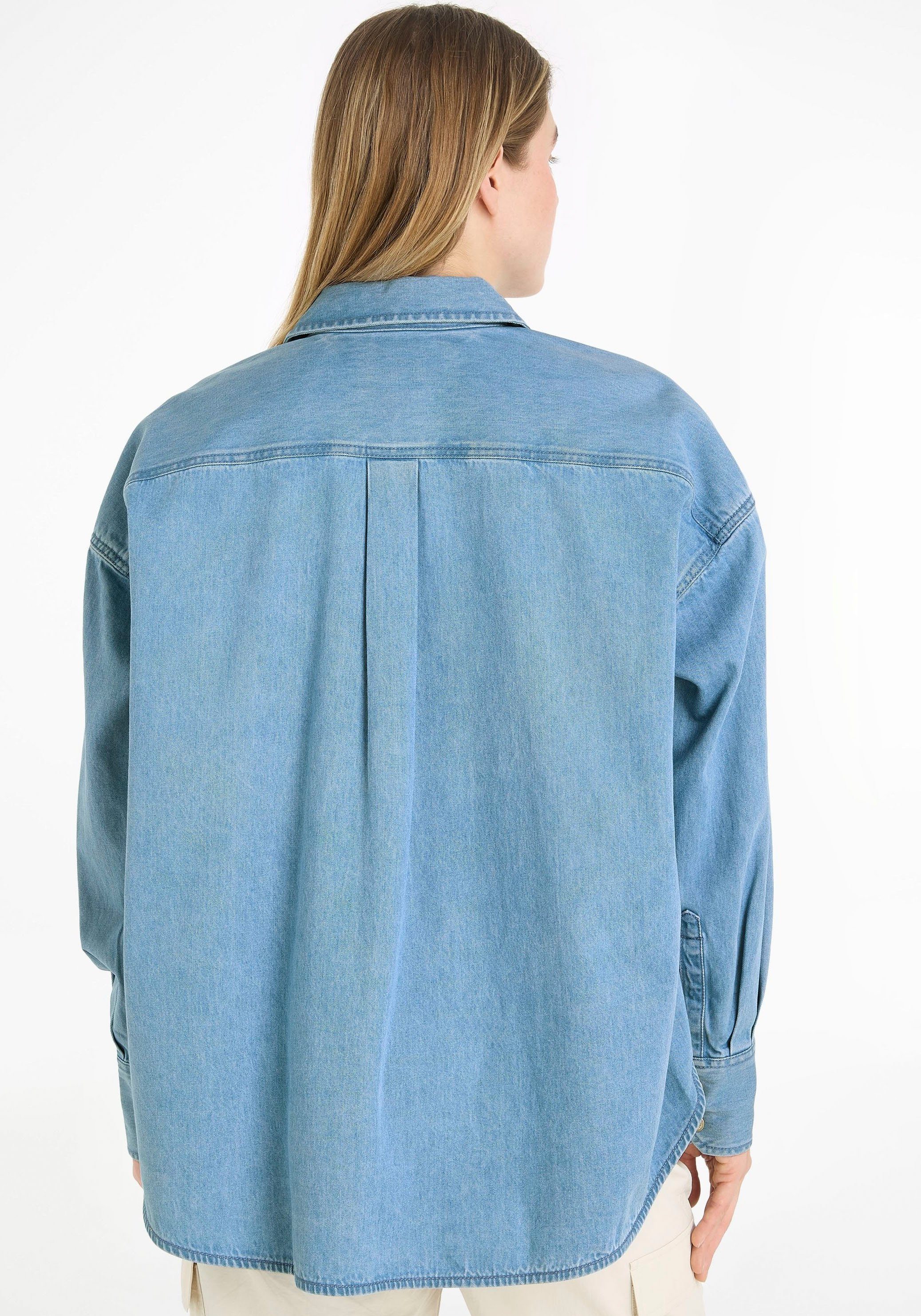 Tommy Jeans Curve Top TJW DENIM OVERSHIRT EXT
