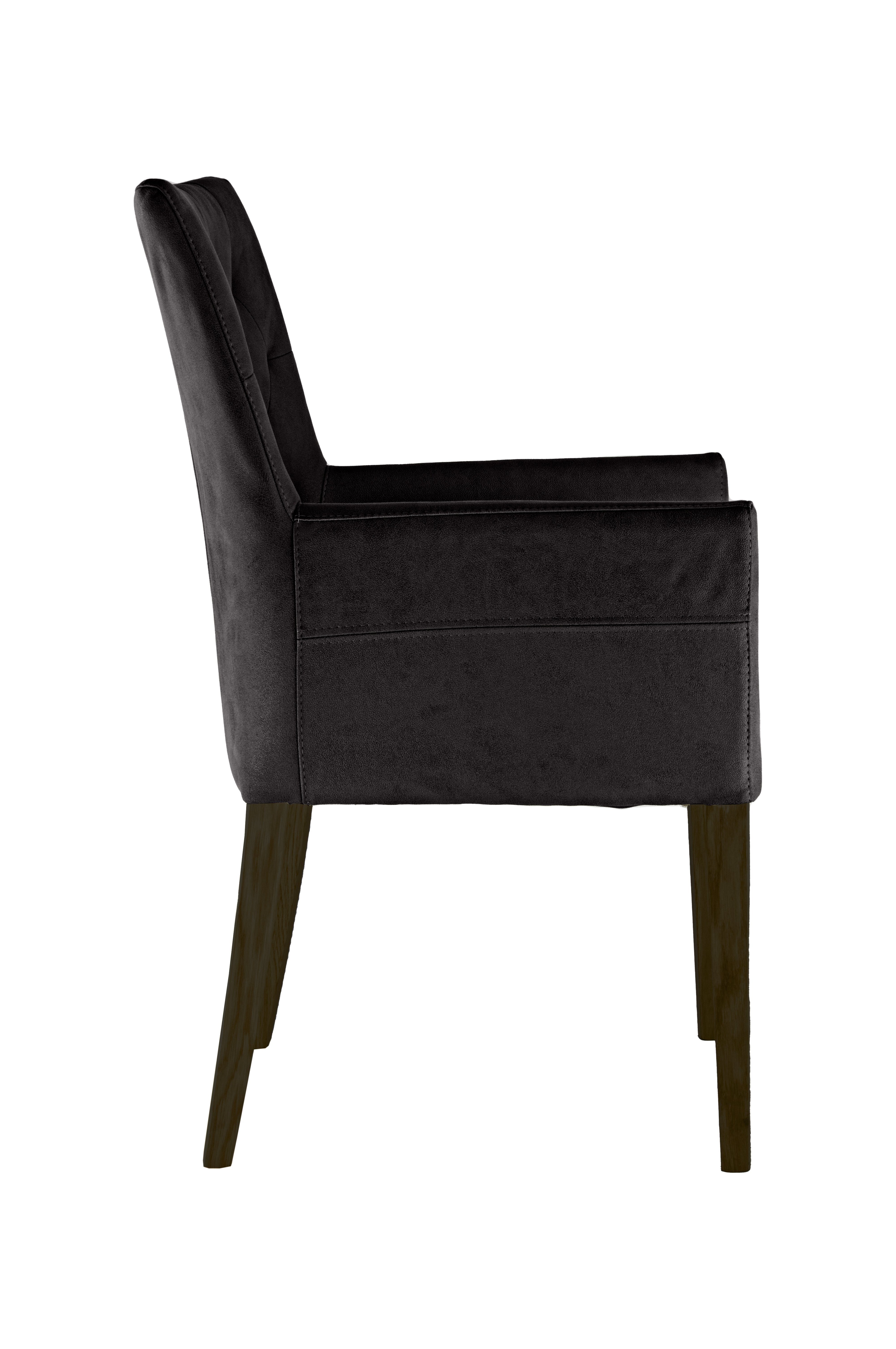Home affaire Stoel met armleuningen Colorado Frame van massief hout (1 stuk)