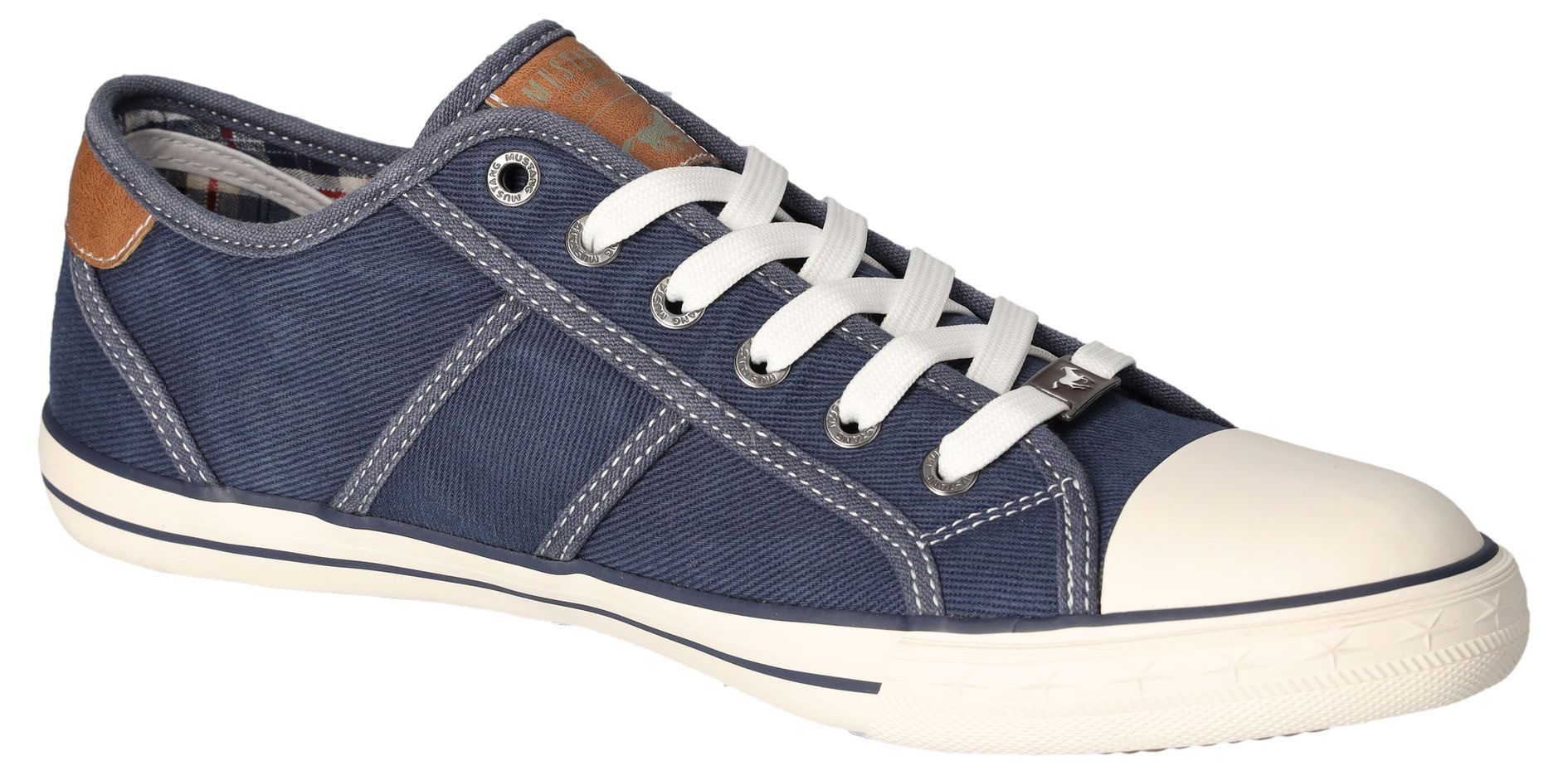 Mustang Shoes Sneakers met mustang merkembleem, vrijetijdsschoen, lage schoen, veterschoen
