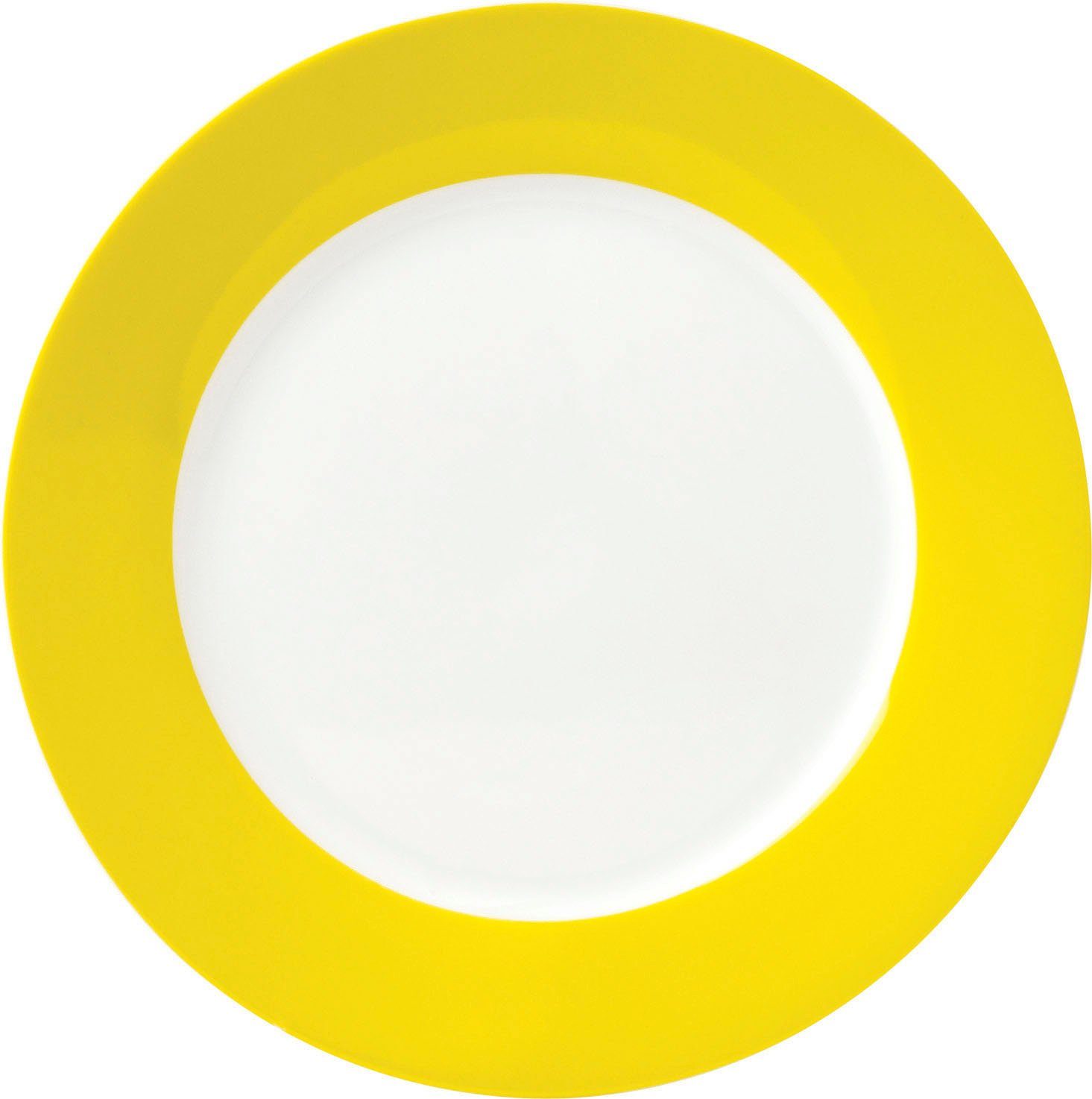 van Well Ontbijtbordje Vario Porselein, vaatwasmachine- en magnetronbestendig, Ø 20 cm (set, 6-delig)