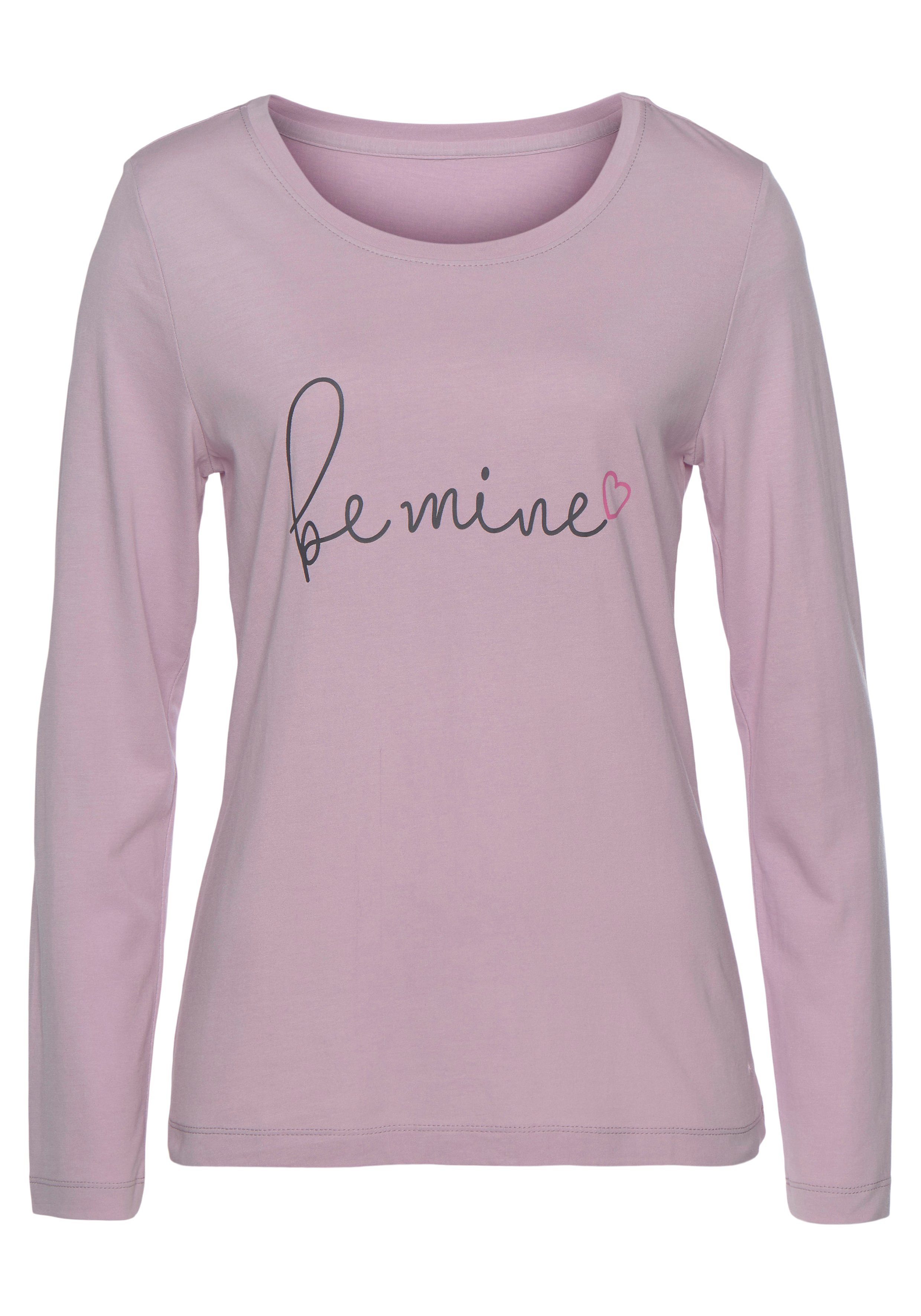 Vivance Dreams Pyjama met hartjesprint (set, 2-delig)