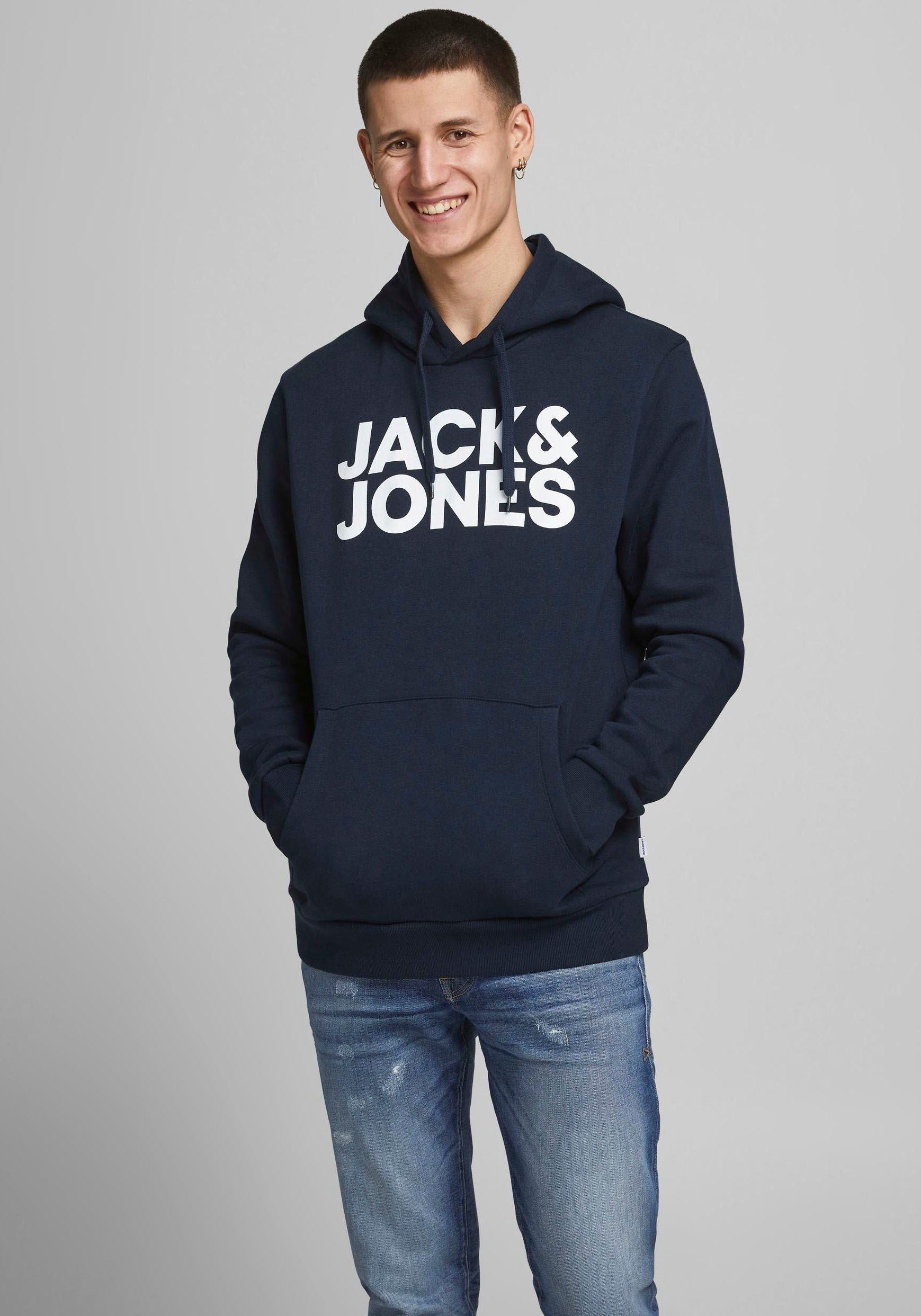 Jack & Jones Hoodie JJECORP LOGO SWEAT HOOD 2PK MP NOOS (2-delig, Set van 2)