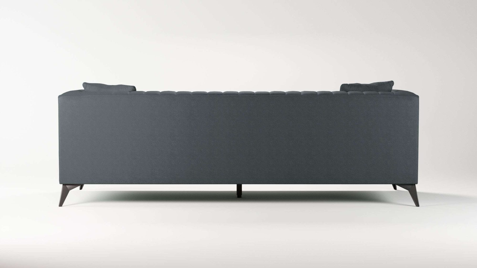 Places of Style 4-zitsbank MATTHEW elegant designsofa, afmetingen B/D/H: 231/86/74 cm XXL, stiksels in de rug, losse zitkussens, inclusief 2. sierkussen