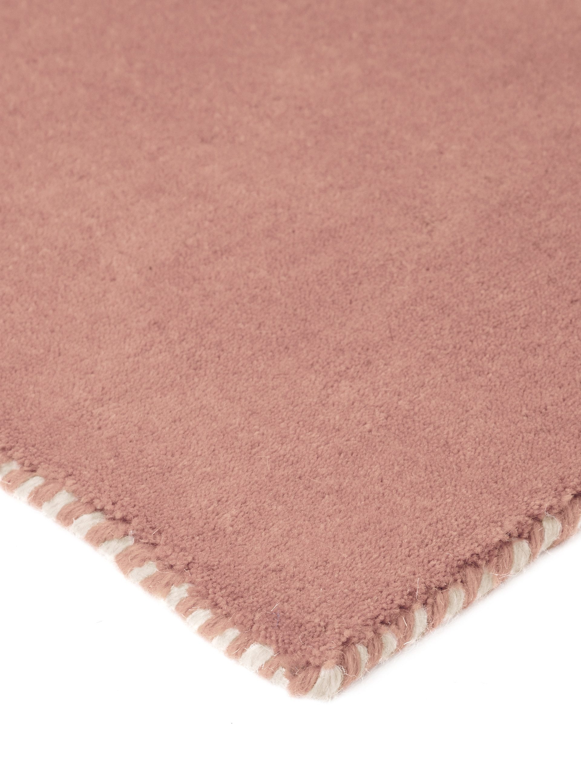 carpetfine Wollen kleed Gabbeh Lola Uni met natuurlijk plantaardig materiaal handgeweven, ook in rond