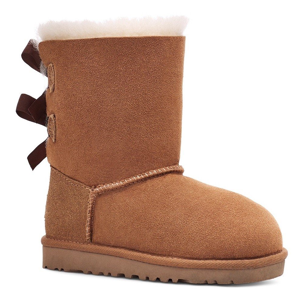 UGG Winterlaarzen K BAILEY BOW II , instaplaarzen, winterlaarzen, snowboots met strik van...