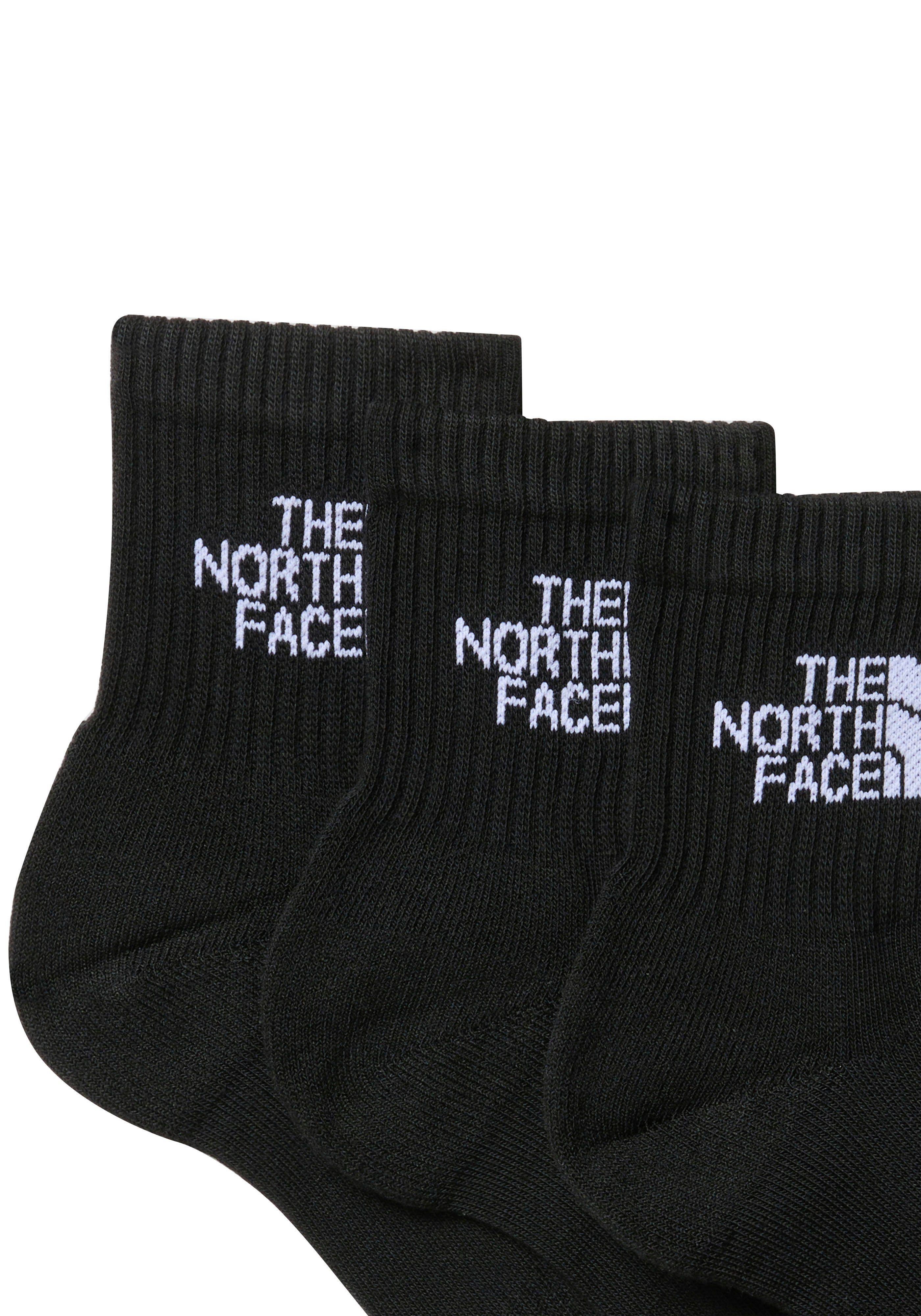 The North Face Sportsokken MULTI SPORT CUSH QUARTER SOCK 3P (set 3 paar)