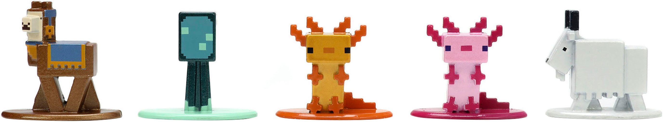 JADA Speelfiguur Minecraft, Caves & Cliffs, multi set nano Metalfigs, serie 8