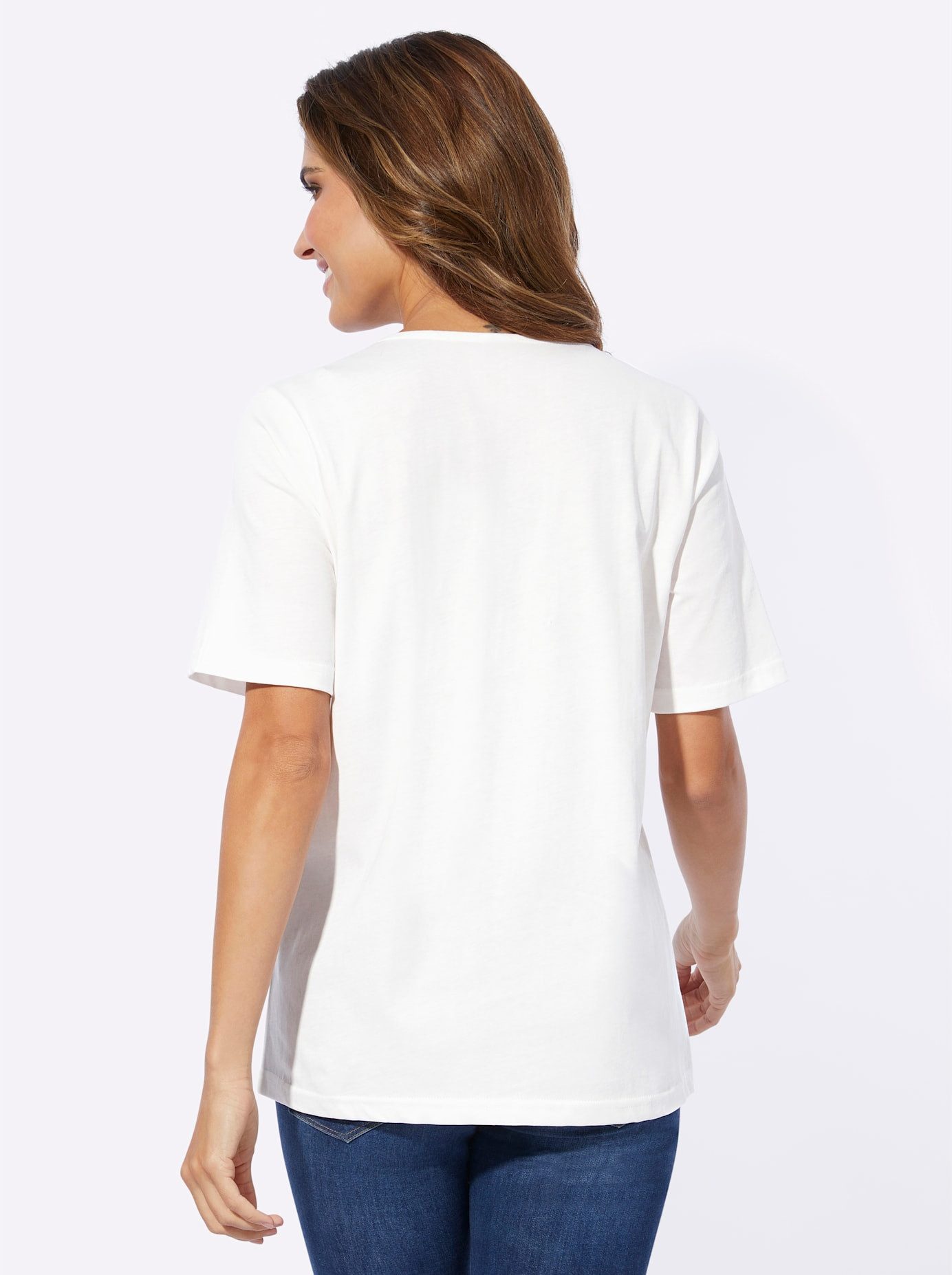 Classic Basics Shirt met ronde hals Shirt (1-delig)