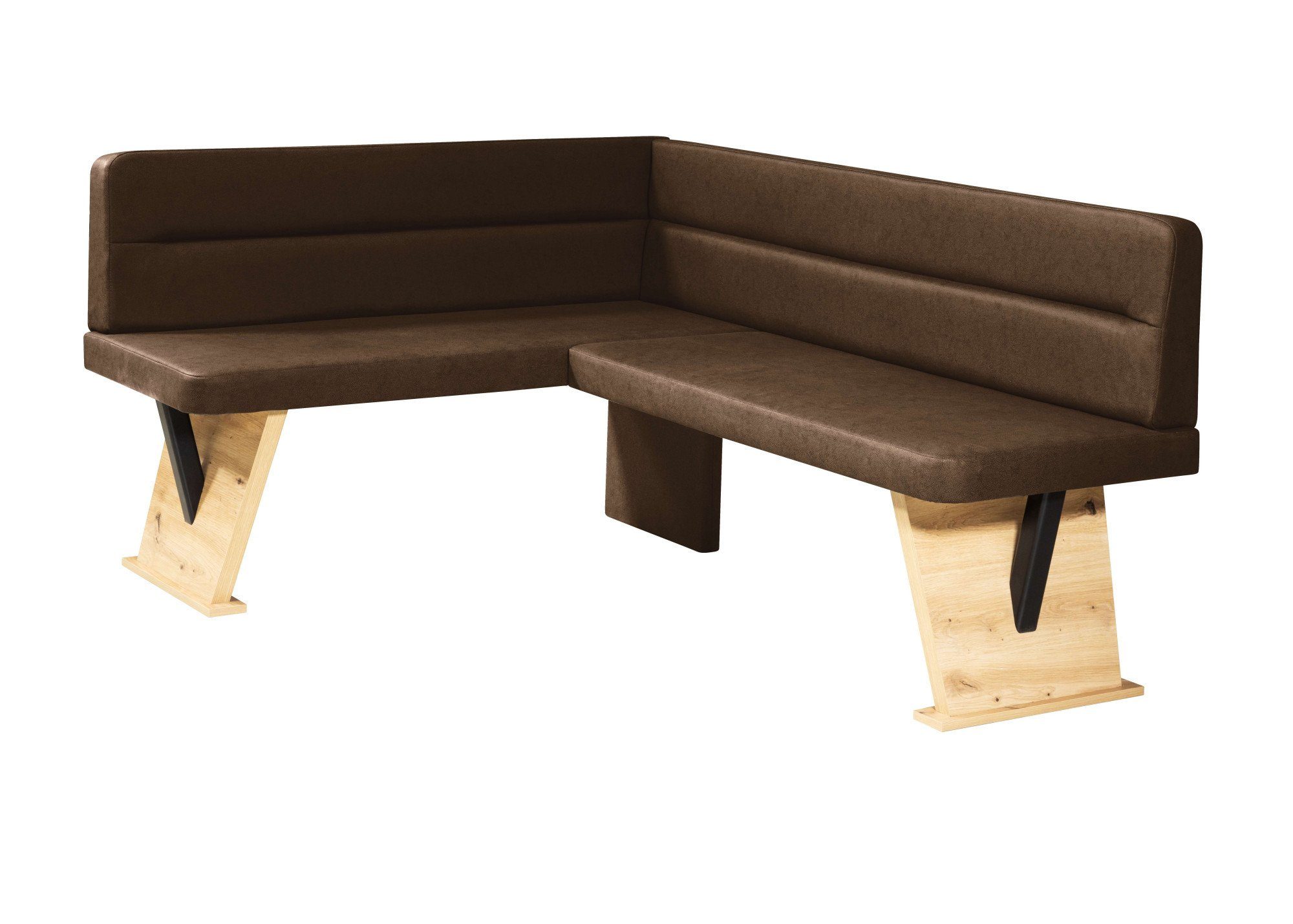 Home affaire Eethoek Laros zitgroep, hoekbank, stoelen, tafel perfect voor keuken, eetkamer, woonkamer, bestseller (set, 4-delig)