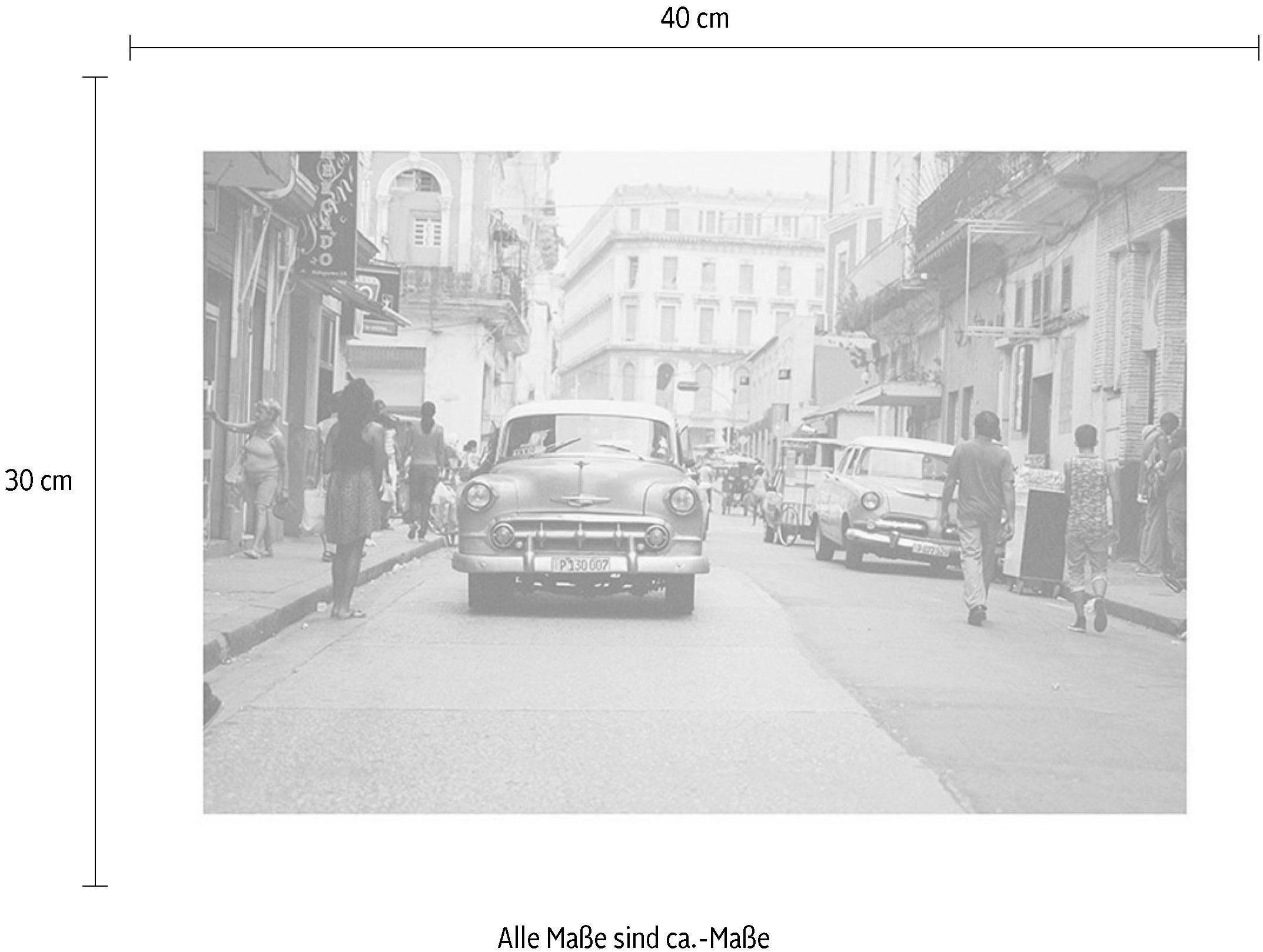 Komar Wanddecoratie Cuba Rush Wanddecoratie - zonder lijst (1 stuk)