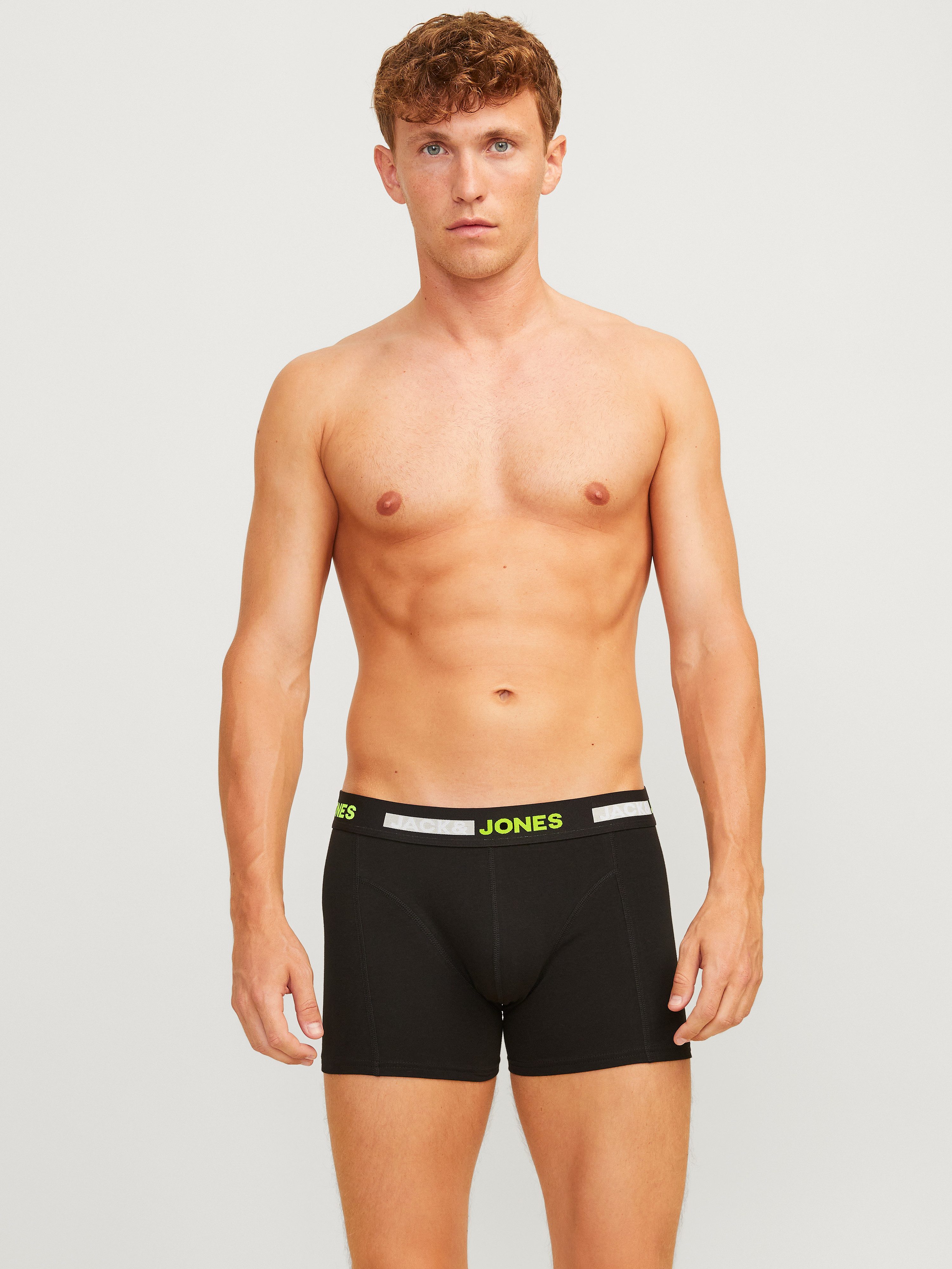 Jack & Jones Trunk JACSCOTT SOLID TRUNKS 3 PACK SN (set 3 stuks)