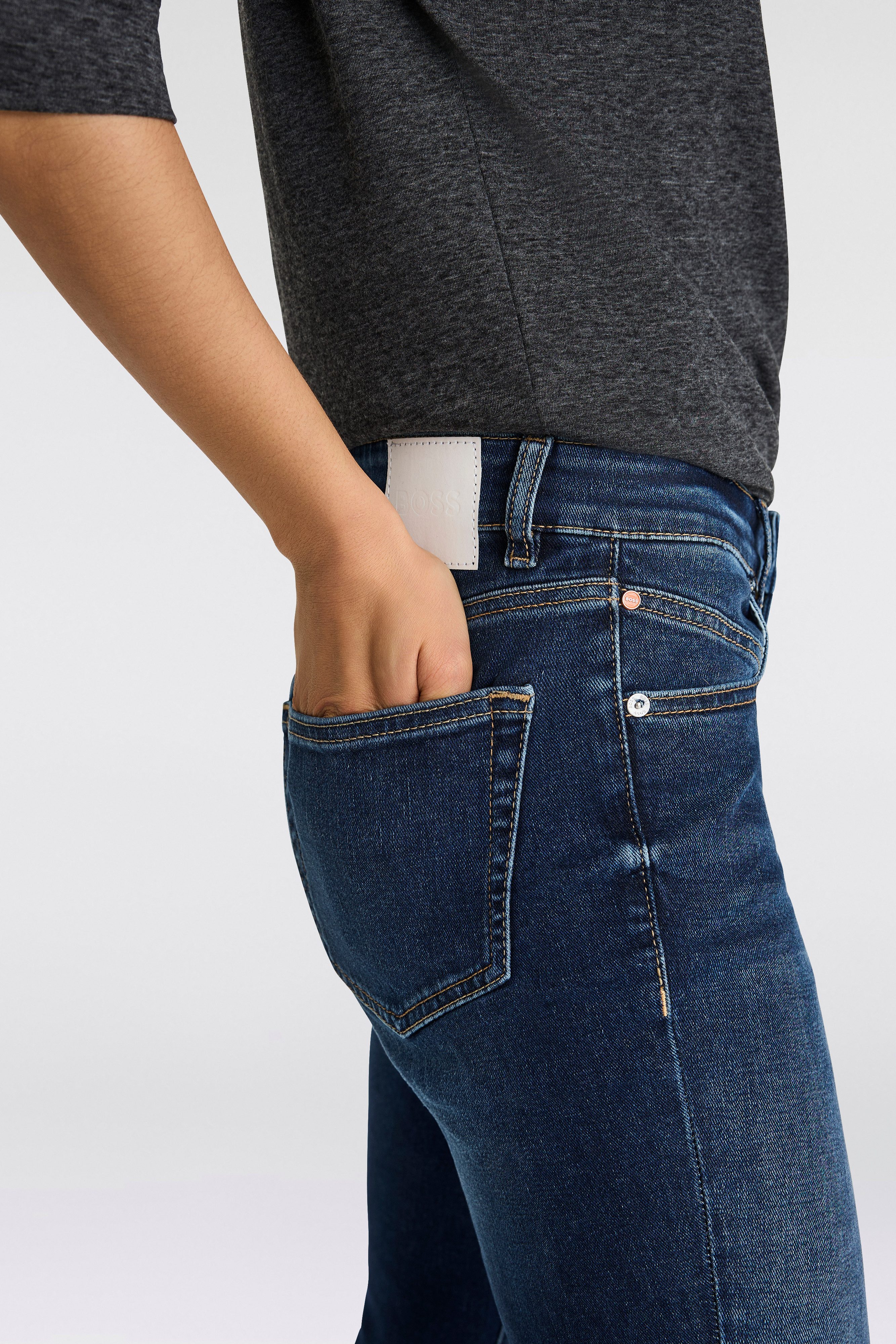 Boss Orange Slim fit jeans Jackie Mid Rise, Mid Waist Premium Damesmode (BOSS ORANGE DENIM)