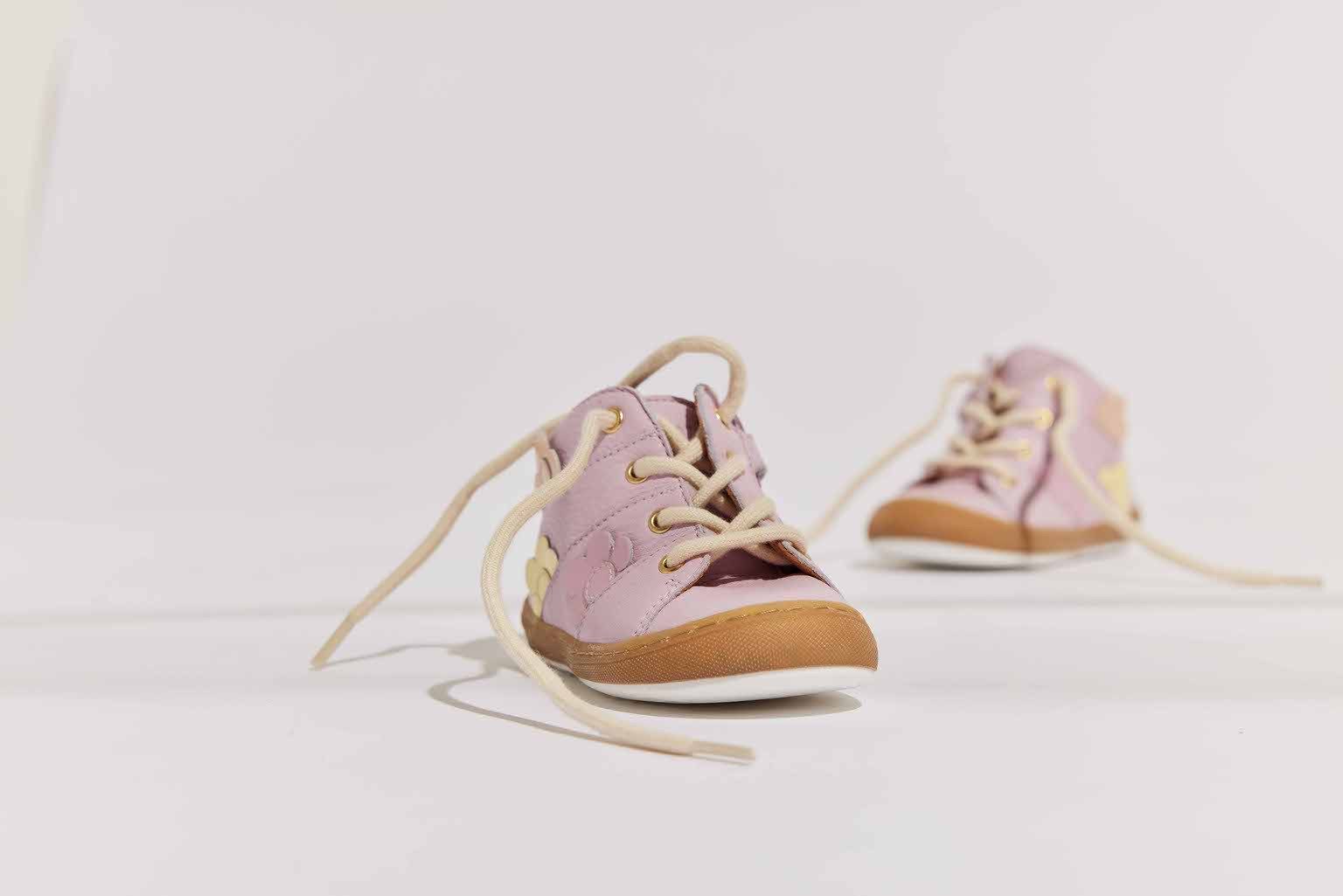 Bisgaard Babyschoentjes Ulrikka Breedte: normaal , sneaker van plantaardig gelooid leer, maat sjabloon te downloaden