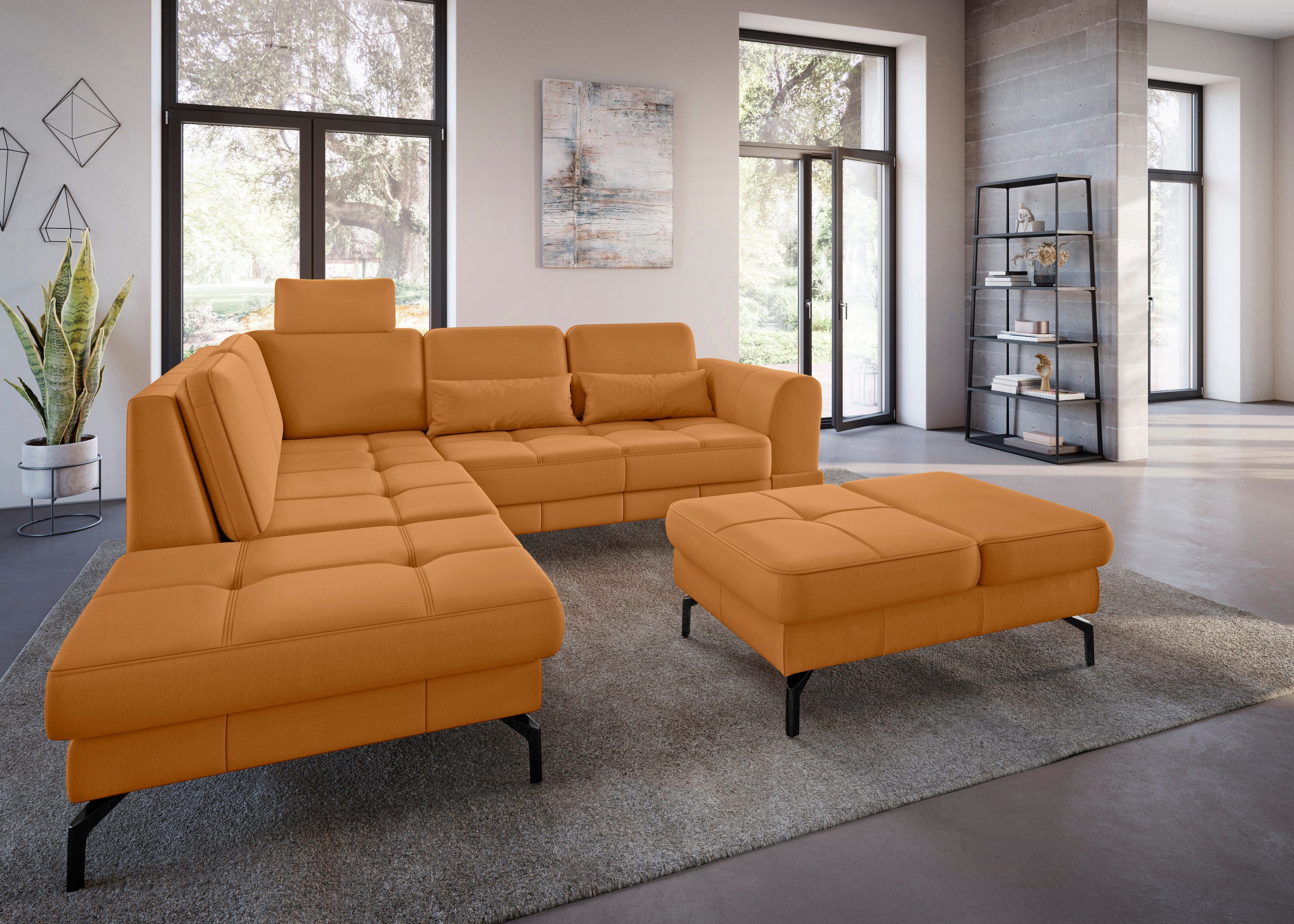 sit&more Hocker Bendigo met inklapfunctie, bodemvrijheid 15 cm, naar keuze in 2 pootkleuren