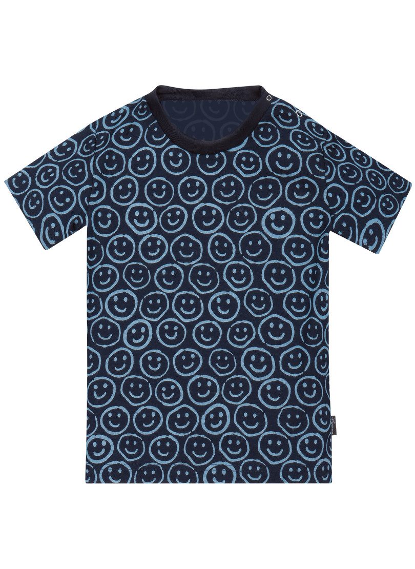 Trigema T-shirt TRIGEMA T-shirt met all-over smiley print (1-delig)