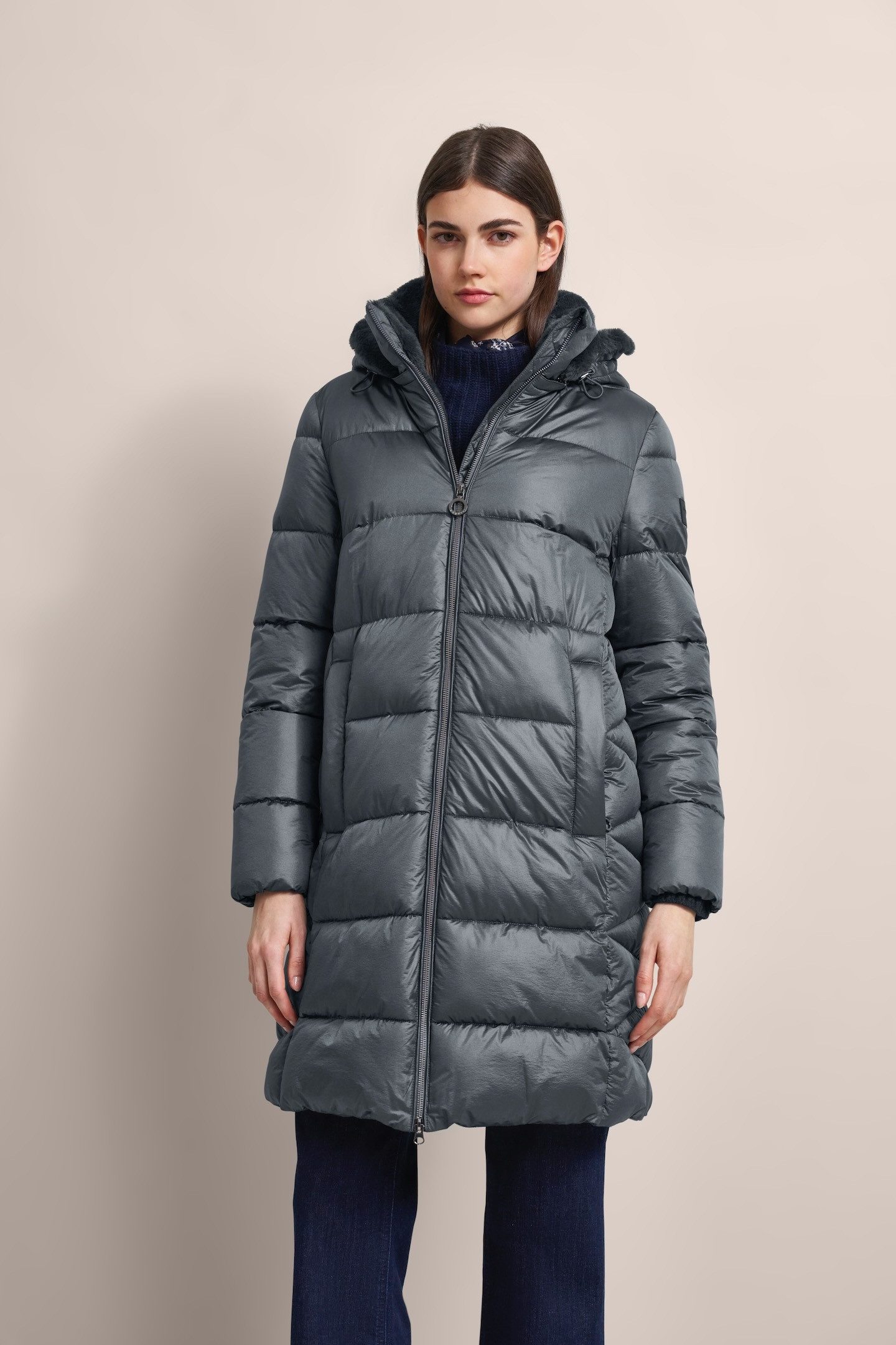 Bugatti Korte jas met afneembare capuchon